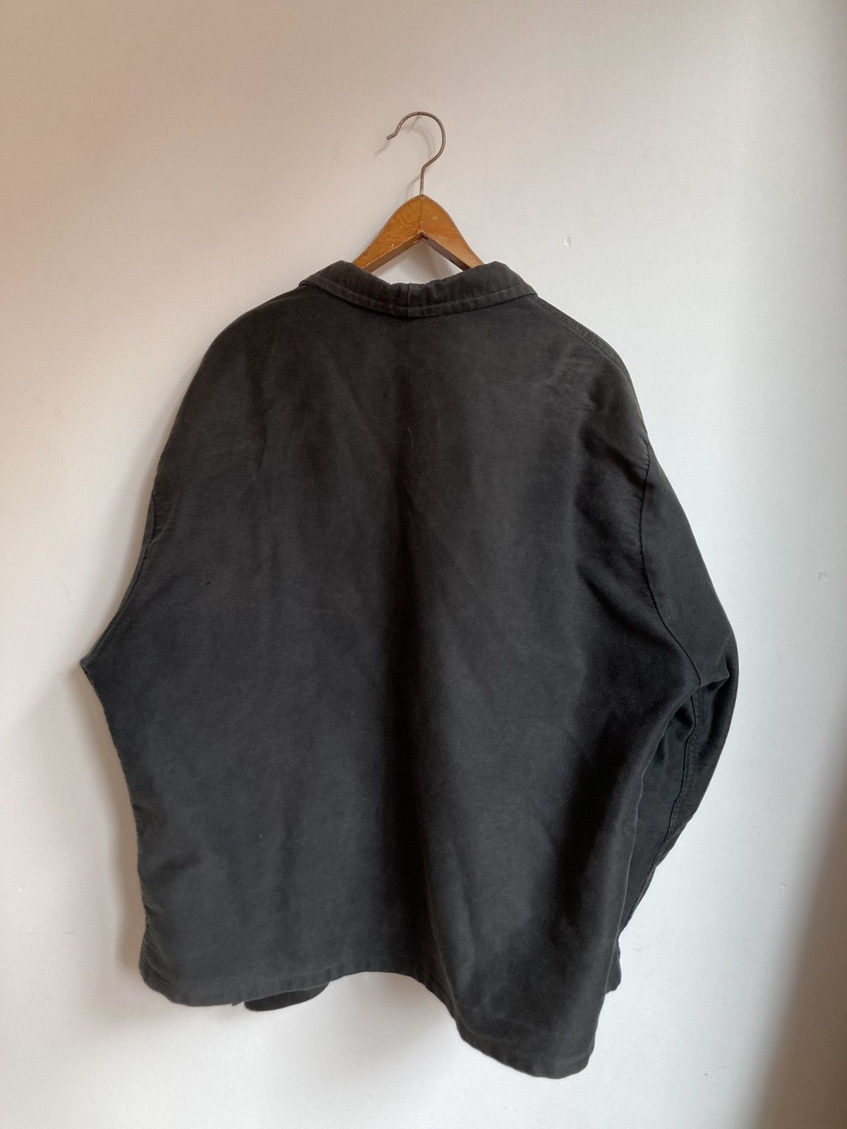 Vintage black moleskin chore coat Size US XL / EU 56 / 4 - 3 Thumbnail
