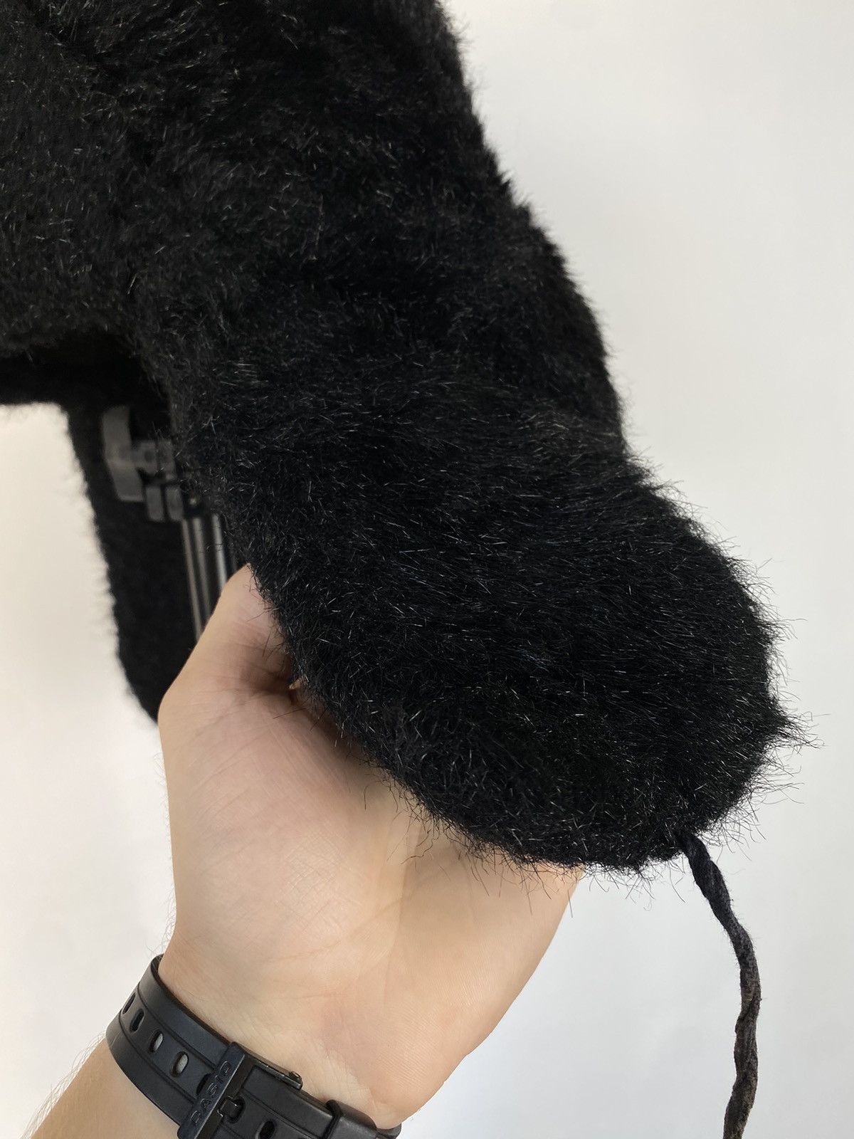 Japanese Brand × Vintage Vintage 70s USSR Mohair Fuzzy Ushanka Y2K Opium Hype Rare OS Size ONE SIZE - 7 Thumbnail