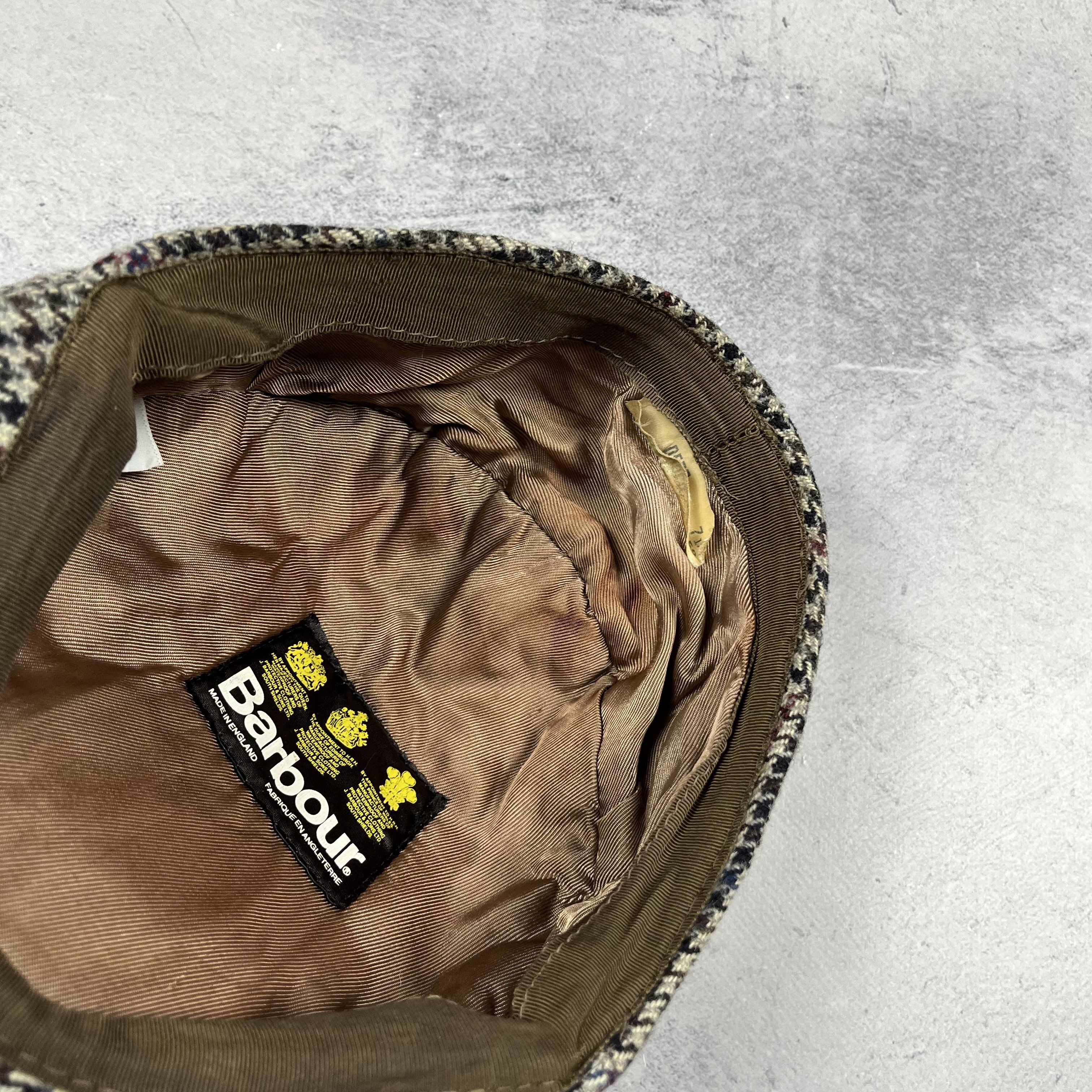 Barbour Vintage Barbour Wool Flat Cap 90’s Size ONE SIZE - 18 Thumbnail