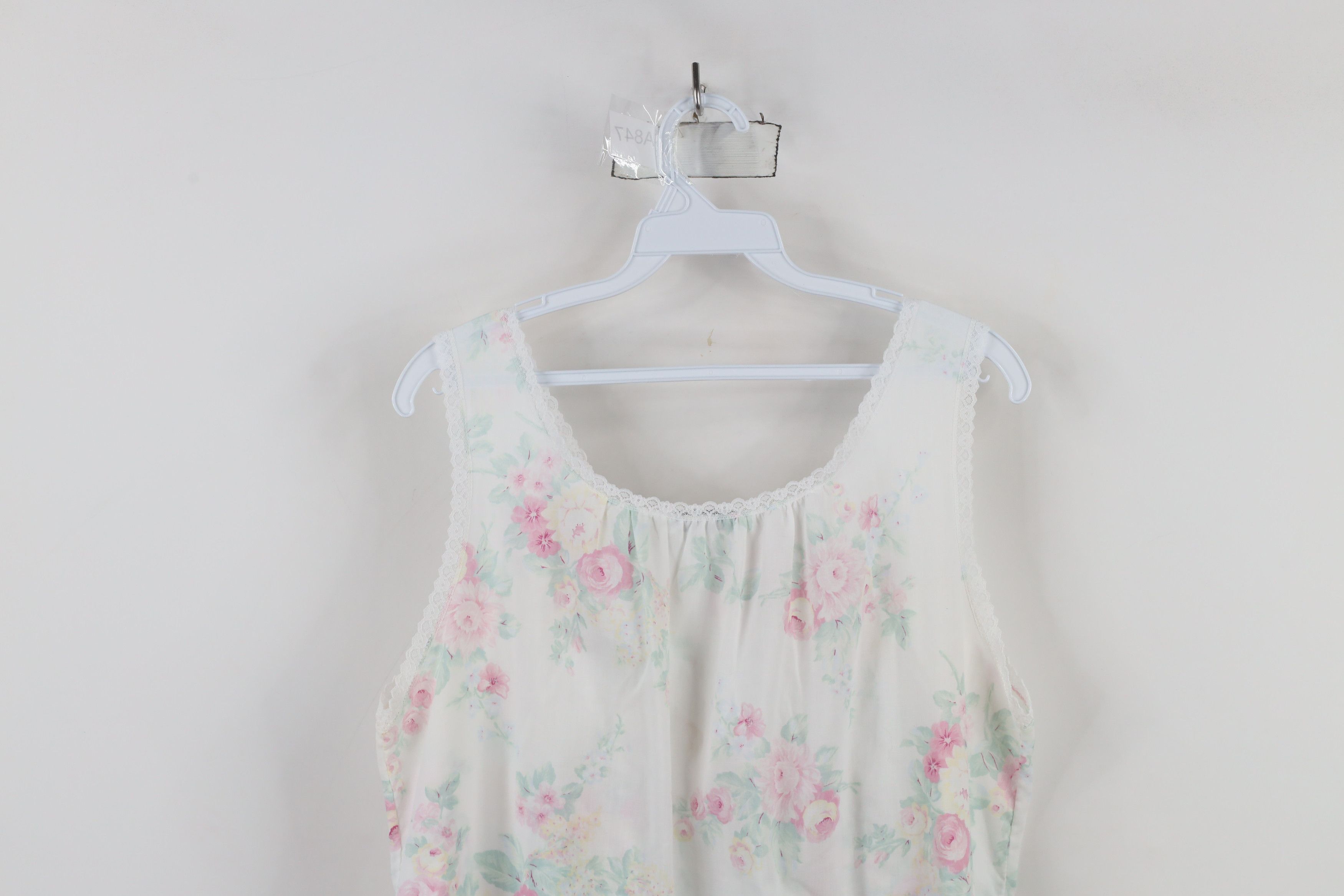 Vintage Vintage 90s Miss Elaine Lace Sleeveless Night Gown Shirt USA Size M / US 6-8 / IT 42-44 - 12 Thumbnail