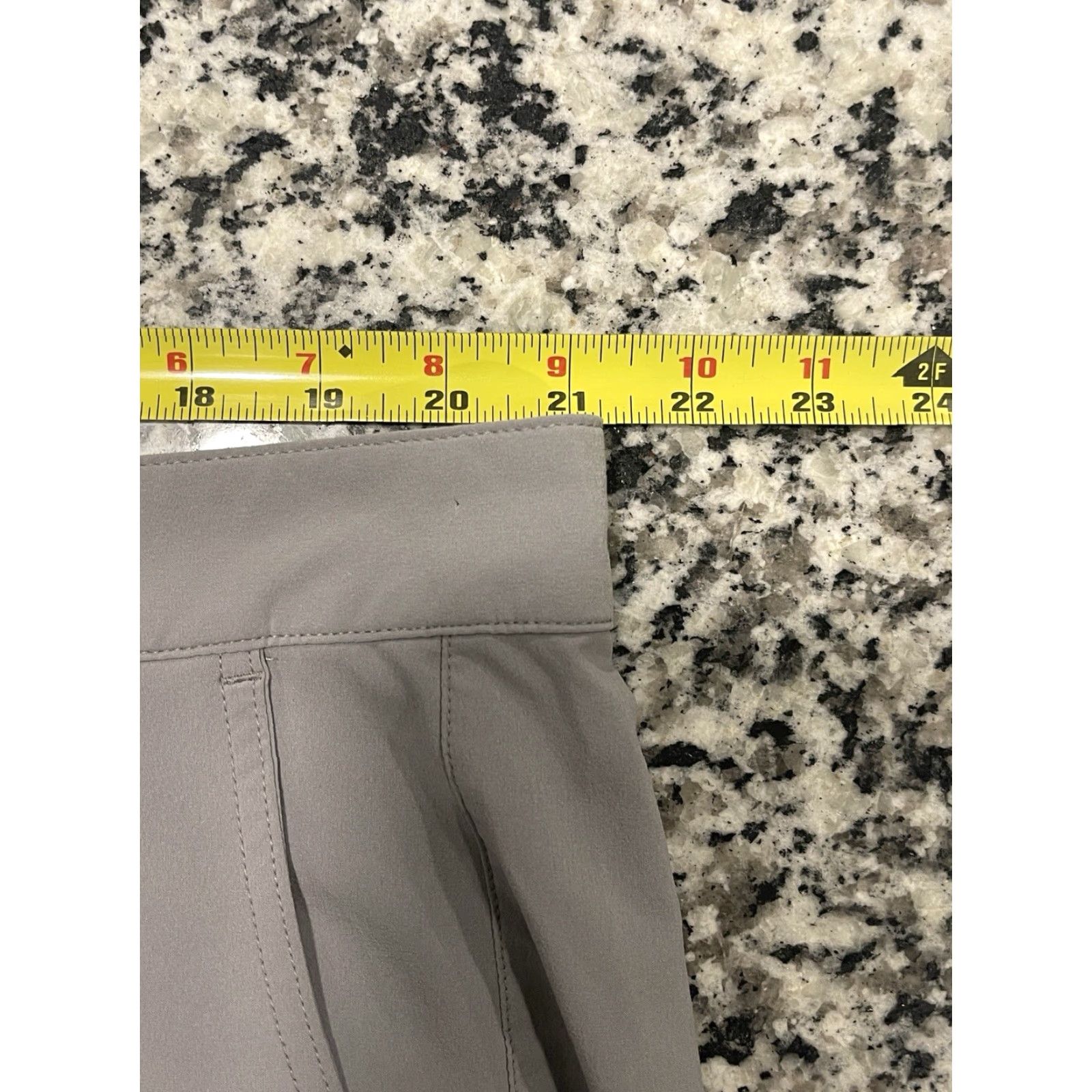 Vintage Free Fly Shorts Mens 42 Gray Hybrid II Performance 9" Stretch Chinos Size US 42 / EU 58 - 3 Thumbnail