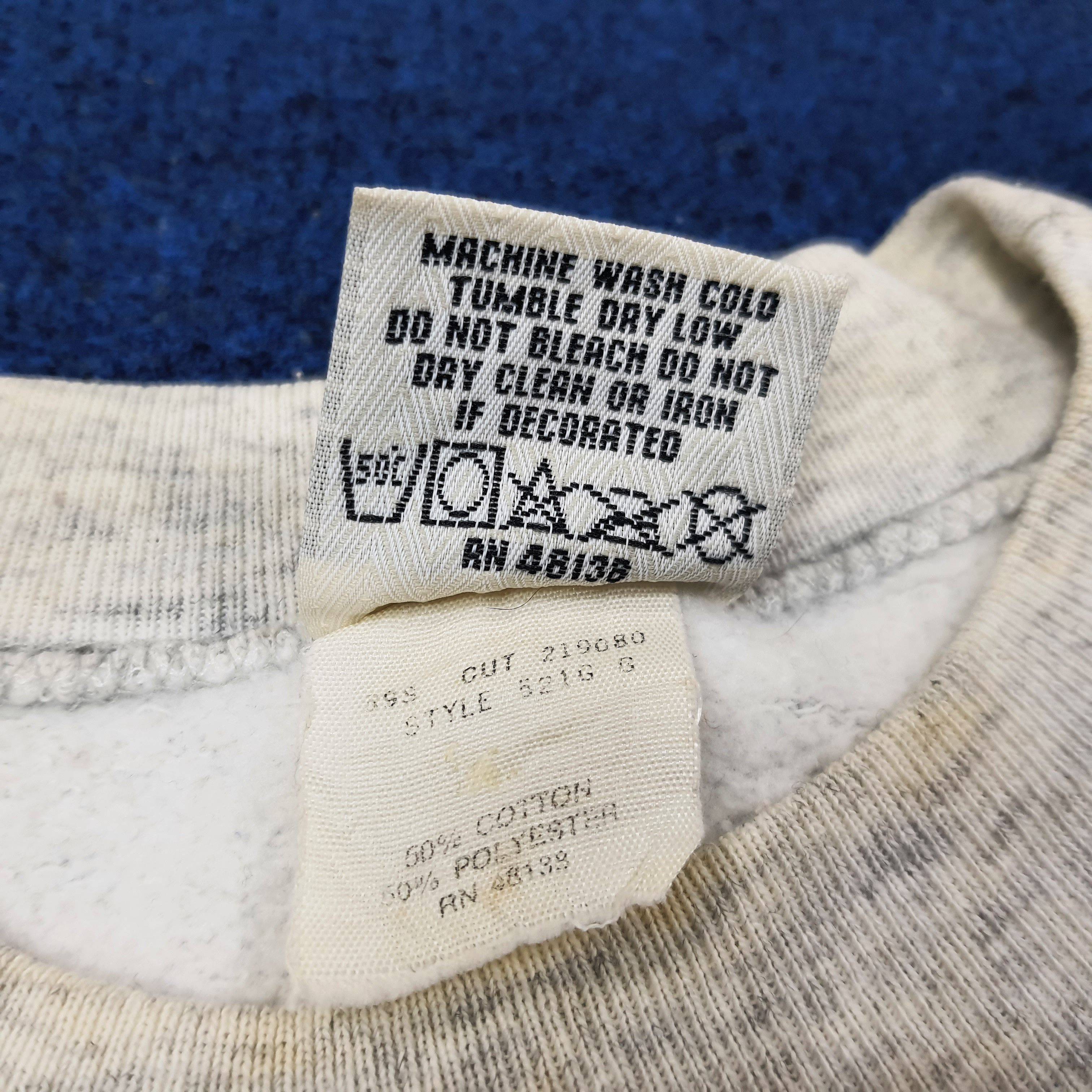 Nutmeg Vintage Dallas Cowboys NFL 90s Sweatshirt C261N18 Size US L / EU 52-54 / 3 - 7 Thumbnail