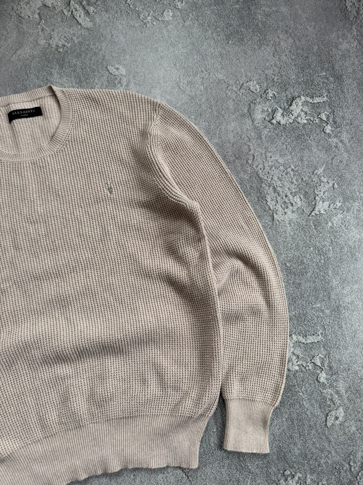 Allsaints × Designer Allsaints L trias crew MK068G knitwear sweater sweatshirt Size US L / EU 52-54 / 3 - 8 Thumbnail