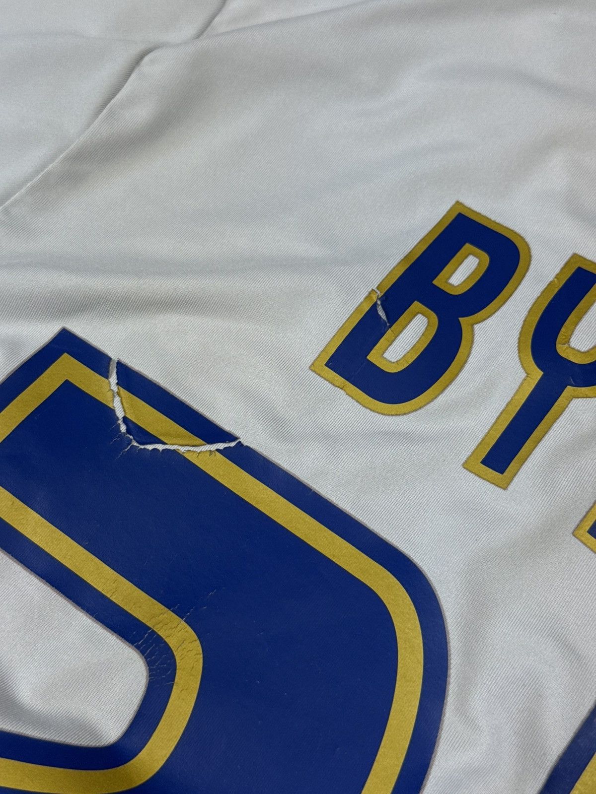 Macron Sam Byram Leeds United 2013 2014 Home Soccer Jersey Macron Size US M / EU 48-50 / 2 - 14 Thumbnail