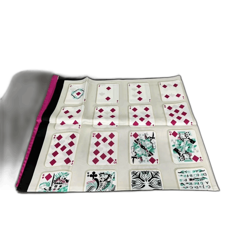 Hermes Hermes Scarves with Playing Card Design Size ONE SIZE - 1 Thumbnail