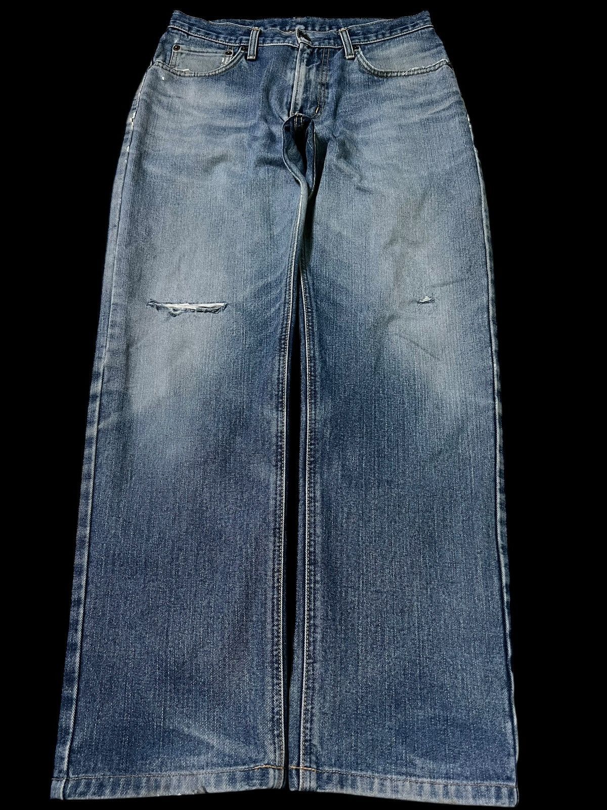Beauty Beast × Edwin 💥Baggy💥Vintage Edwin Made In Japan Distress Jean Size US 30 / EU 46 - 1 Thumbnail