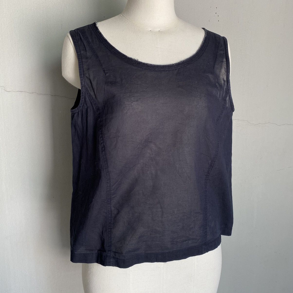 Zucca ZUCCA Black Sleeveless Blouse Size M / US 6-8 / IT 42-44 - 10 Thumbnail