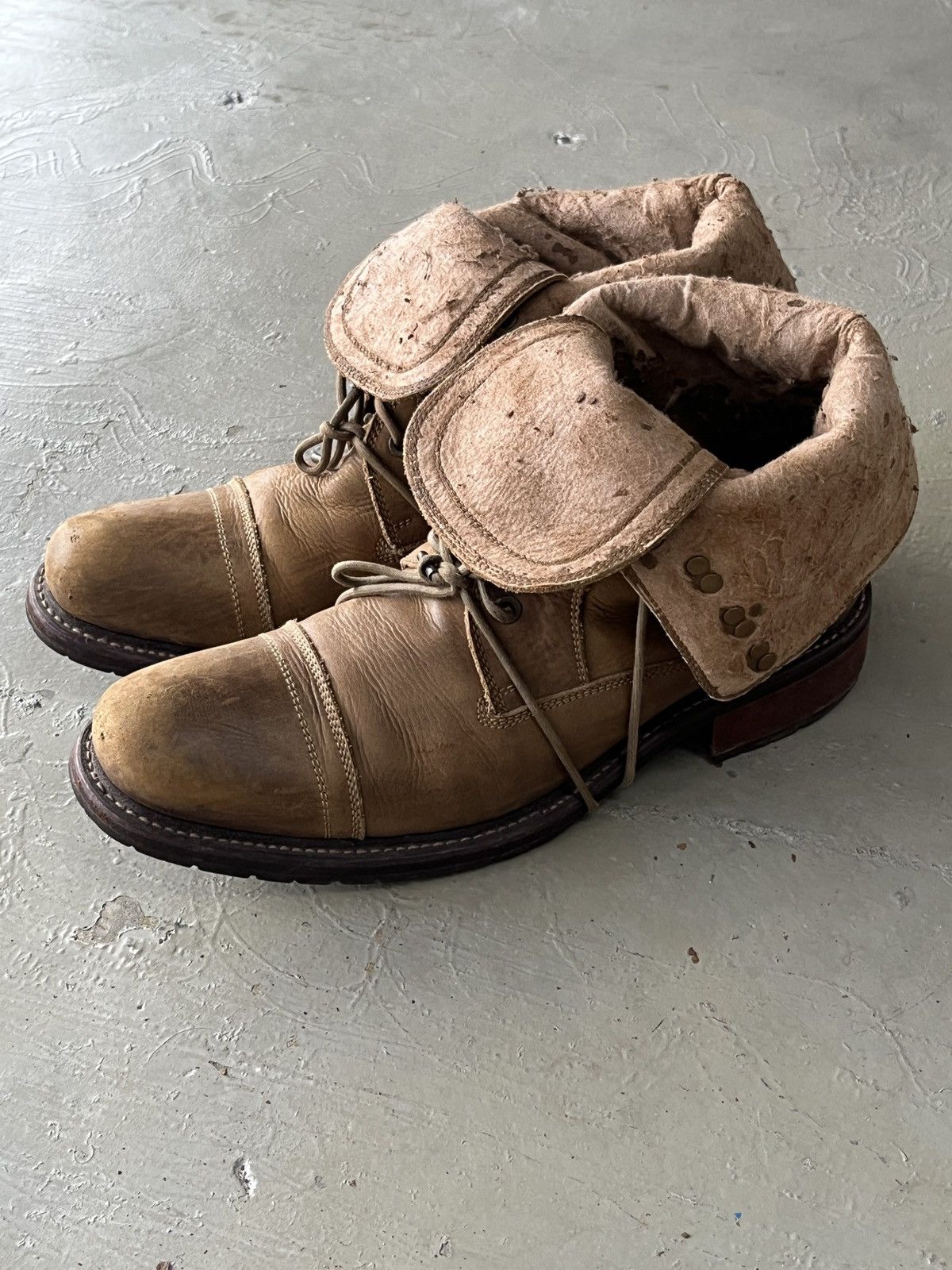 GOA Rare GOA Cowhide Leather Combat Boots AS 98 Guidi Style Size US 8 / EU 41 - 3 Thumbnail