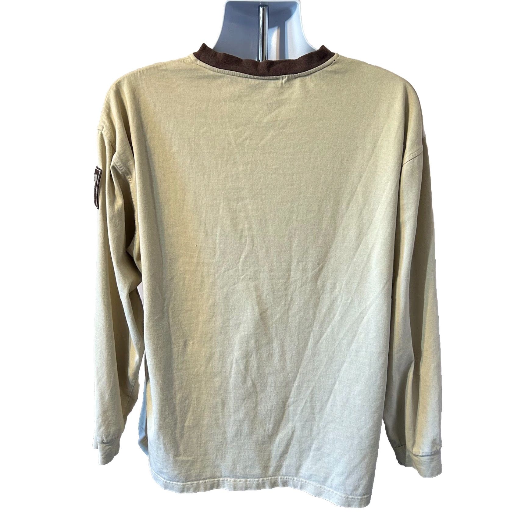 Southpole VINTAGE South Pole Authentic Collection Long Sleeve Shirt Men XL Tan Brown Spell Out Size US XL / EU 56 / 4 - 3 Thumbnail