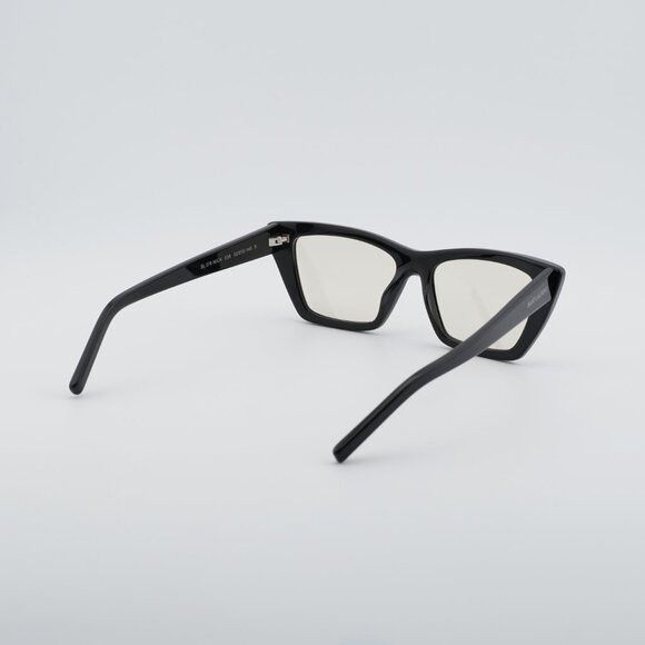 Saint Laurent Paris Saint Laurent SL 276 MICA 038 Sunglasses Black Cat Eye Frame Size ONE SIZE - 10 Thumbnail
