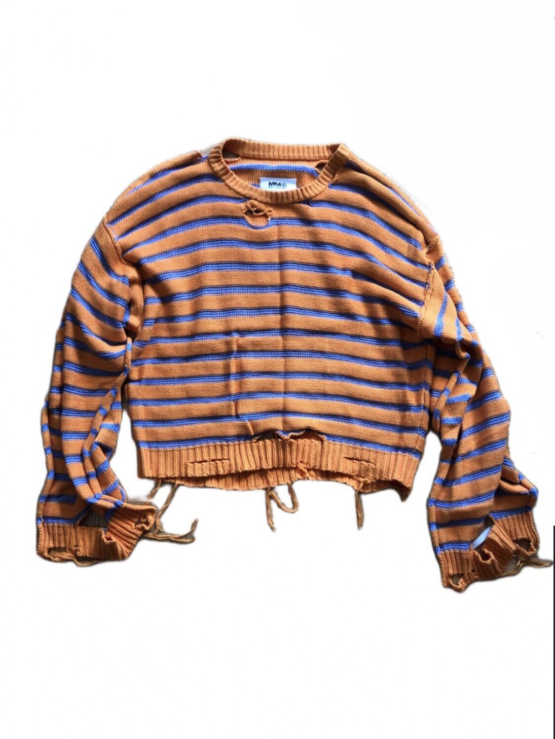 MM6 SOLD Maison Margiela MM6 distressed knit Size M / US 6-8 / IT 42-44 - 1 Thumbnail