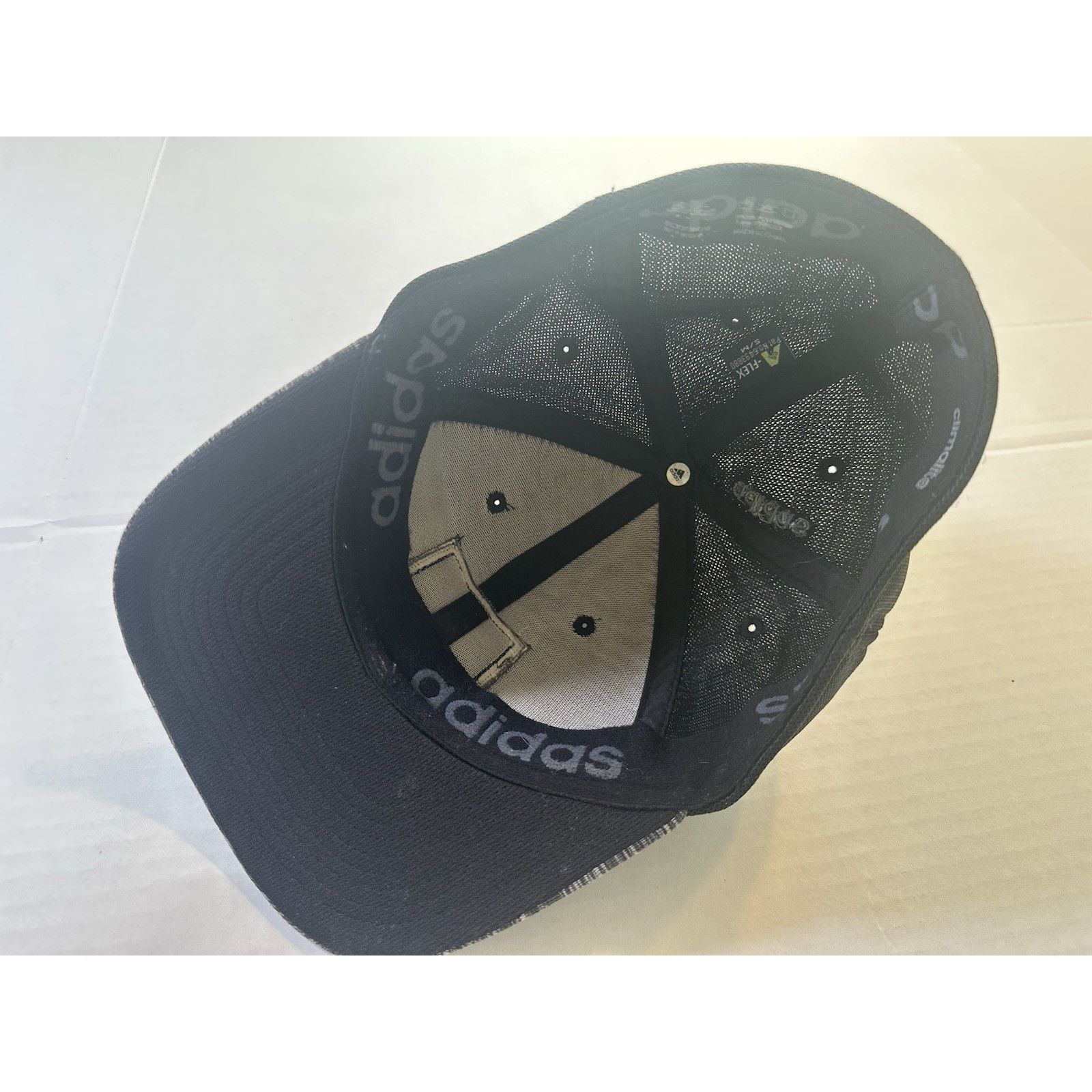Adidas Adidas Mens Veteran Stretch Cap/Hat Gray A-Flex S/M Sports Size ONE SIZE - 11 Thumbnail