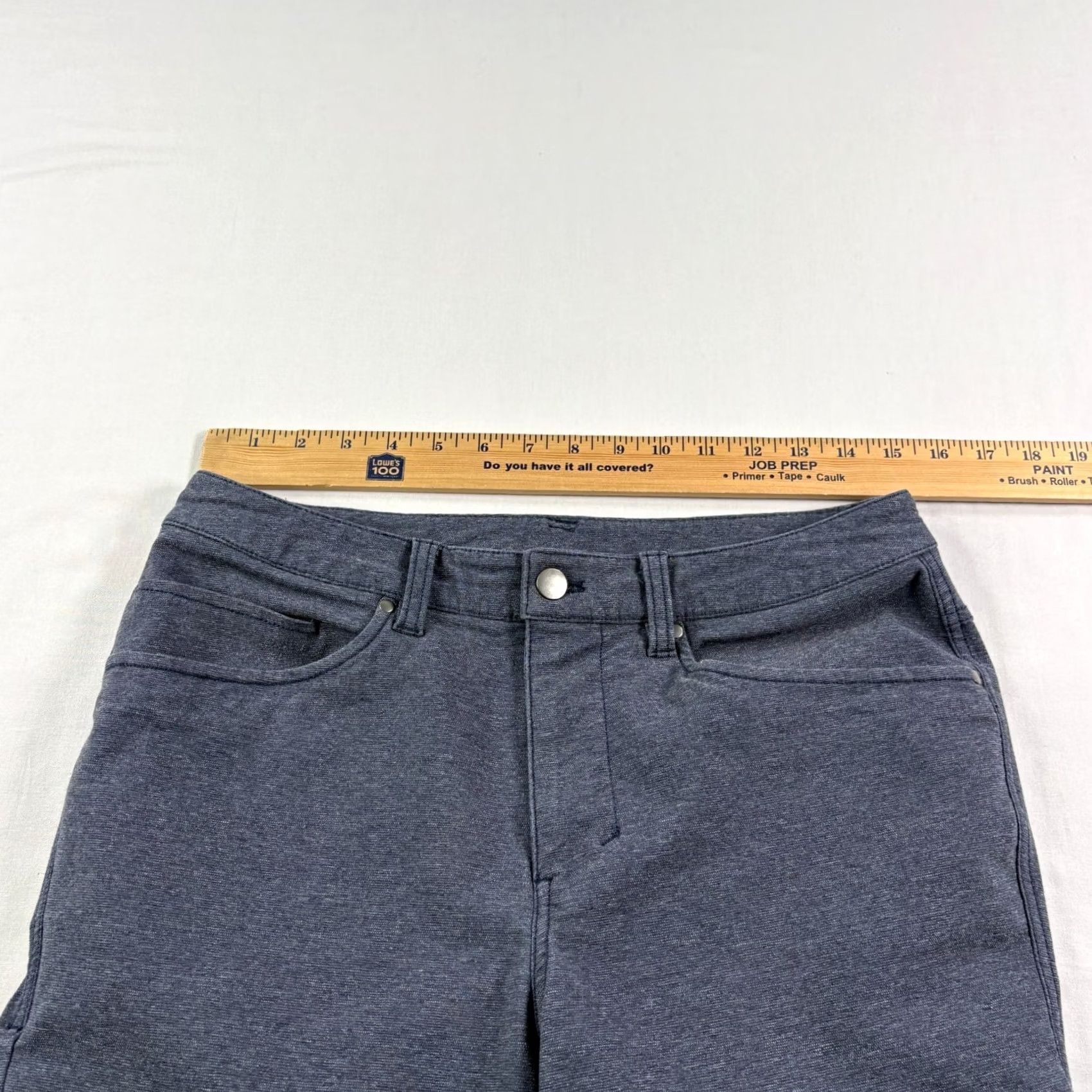 Lululemon Lululemon ABC Pants Mens 30x31 Blue Chino Slim Fit Tech Canvas Stretch Preppy Size US 30 / EU 46 - 5 Thumbnail