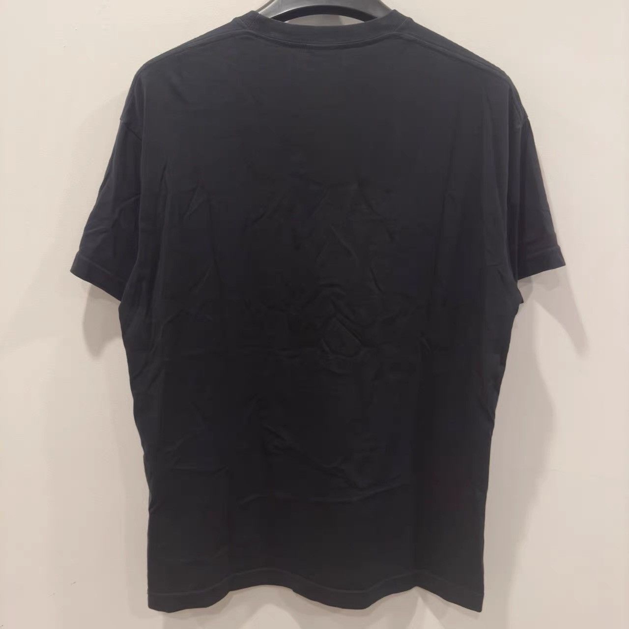 Balenciaga Balenciaga New Black Small Logo Short Sleeve K28 Size US L / EU 52-54 / 3 - 2 Thumbnail