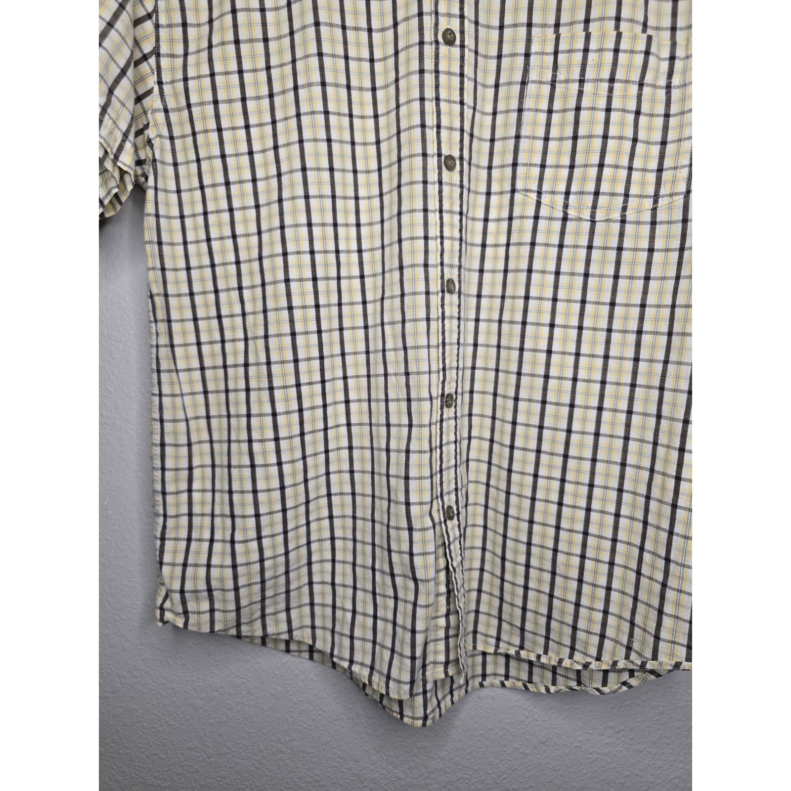 Urban Pipeline Urban Pipeline Shirt L Beige Plaid Short Sleeve Button Up Size US L / EU 52-54 / 3 - 3 Thumbnail