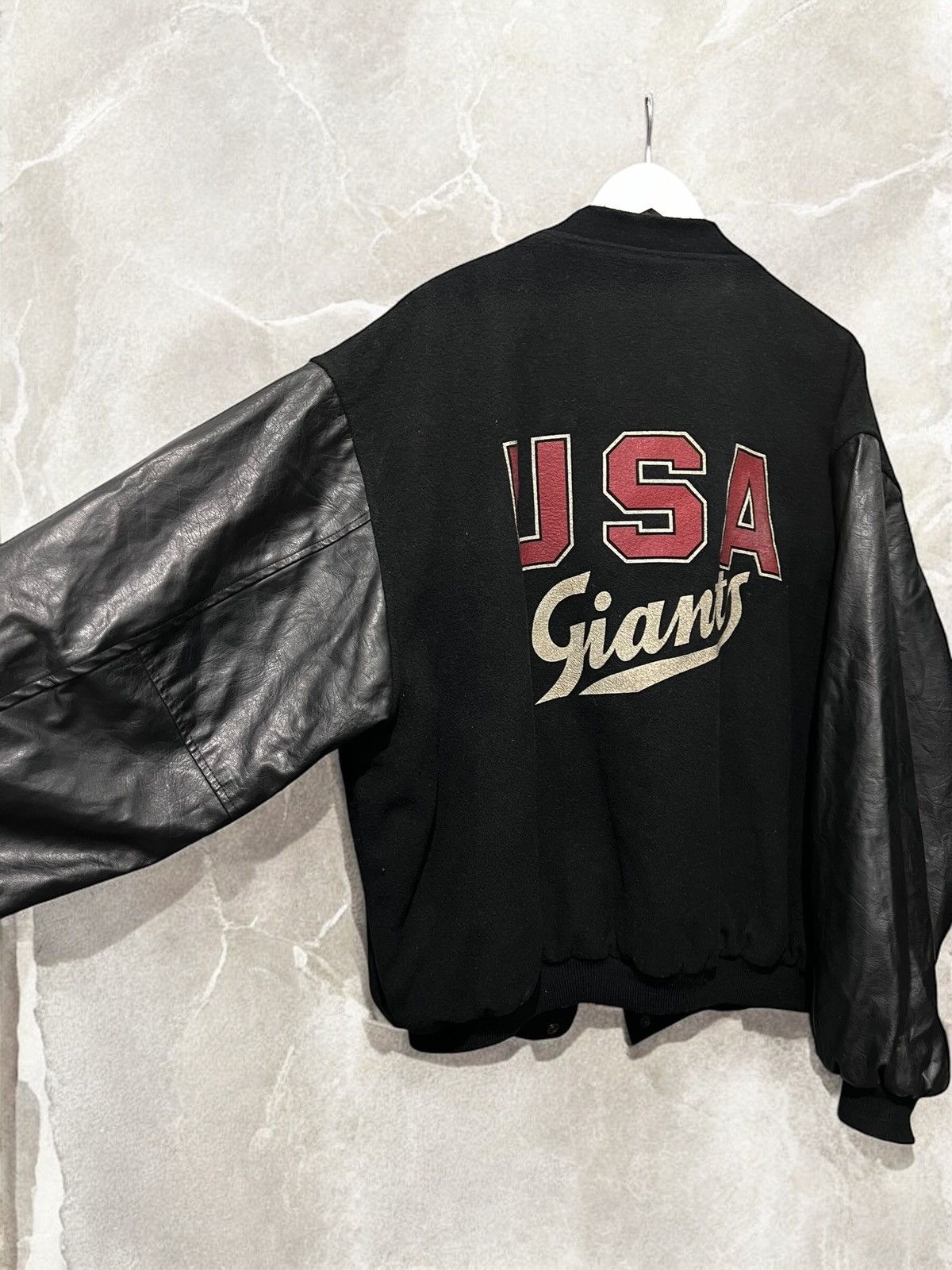 Vintage Vintage USA GIANTS Varsity BOMBER jacket WOOL ma1 Joe Allen Size US XL / EU 56 / 4 - 2 Thumbnail