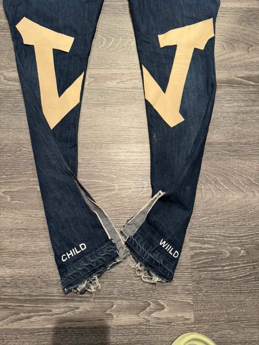 Acne Studios Custom 1 of 1 acne studio x wiild child skinny flare jeans Size US 34 / EU 50 - 5 Thumbnail
