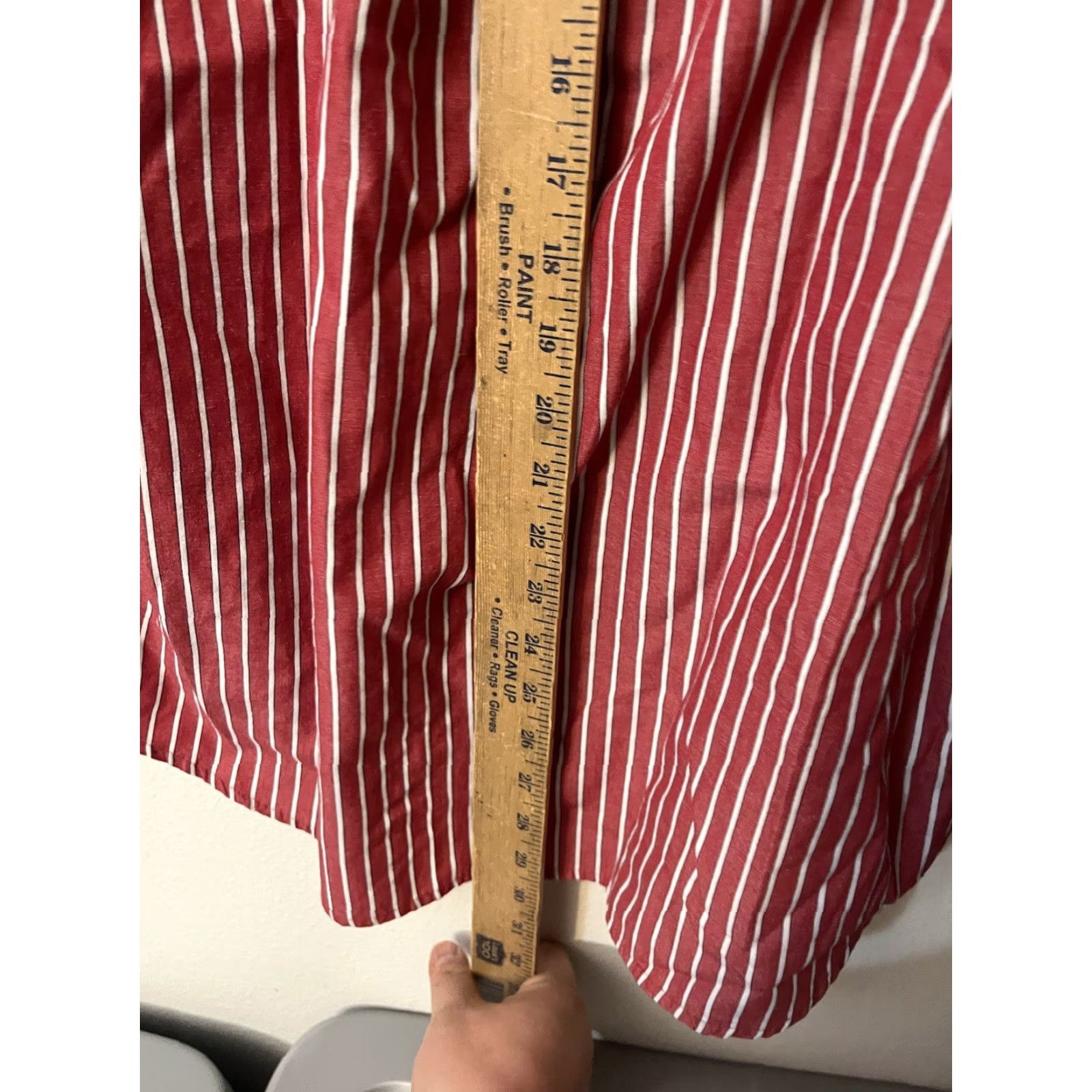 Chaps Chaps Button-Up Shirt Men L Red Striped Easy Care Long Sleeve Button-Down Collared Family? (Oops) Size US L / EU 52-54 / 3 - 4 Thumbnail