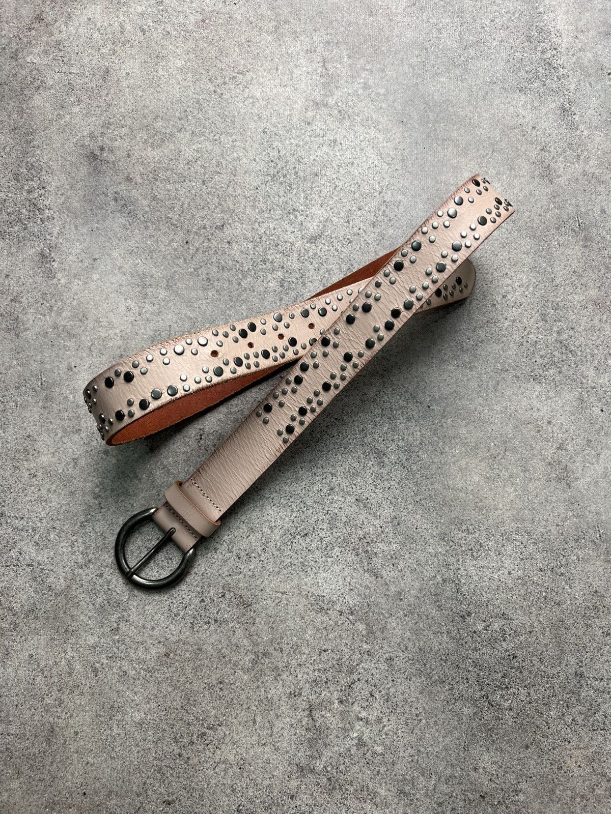 If Six Was Nine Vintage studded leather belt Size ONE SIZE - 4 Thumbnail