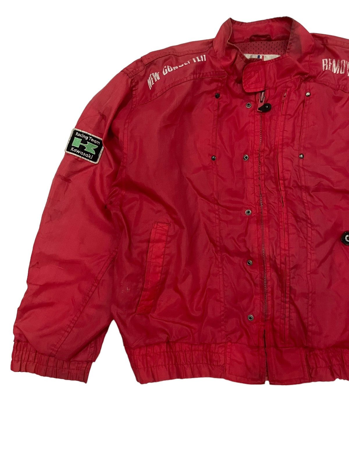 Japanese Brand Vintage Kawasaki Racing Team Jacket Size US L / EU 52-54 / 3 - 3 Thumbnail