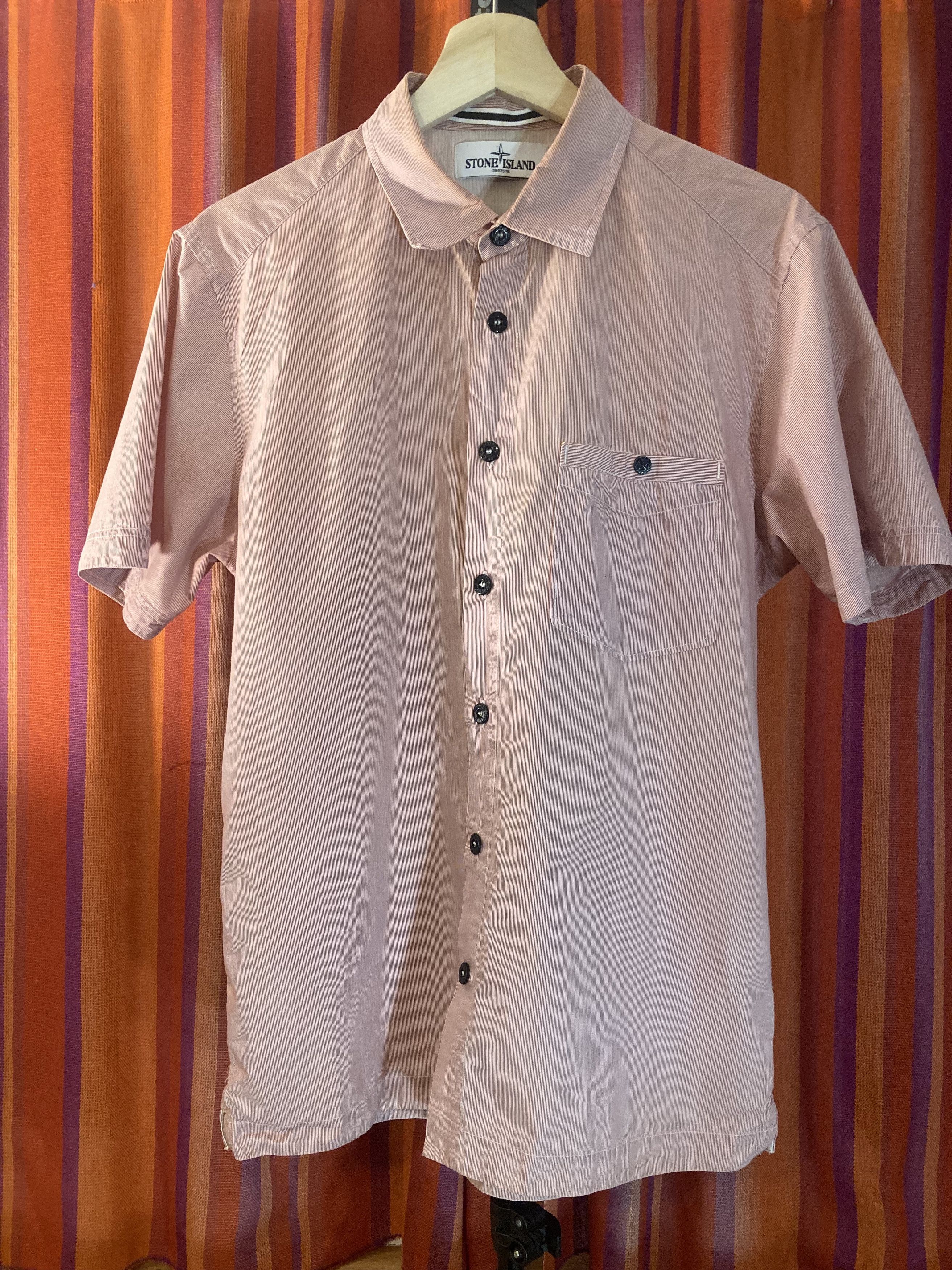 Stone Island Stone Island short sleeved shirt with embossed logo Size US M / EU 48-50 / 2 - 10 Thumbnail