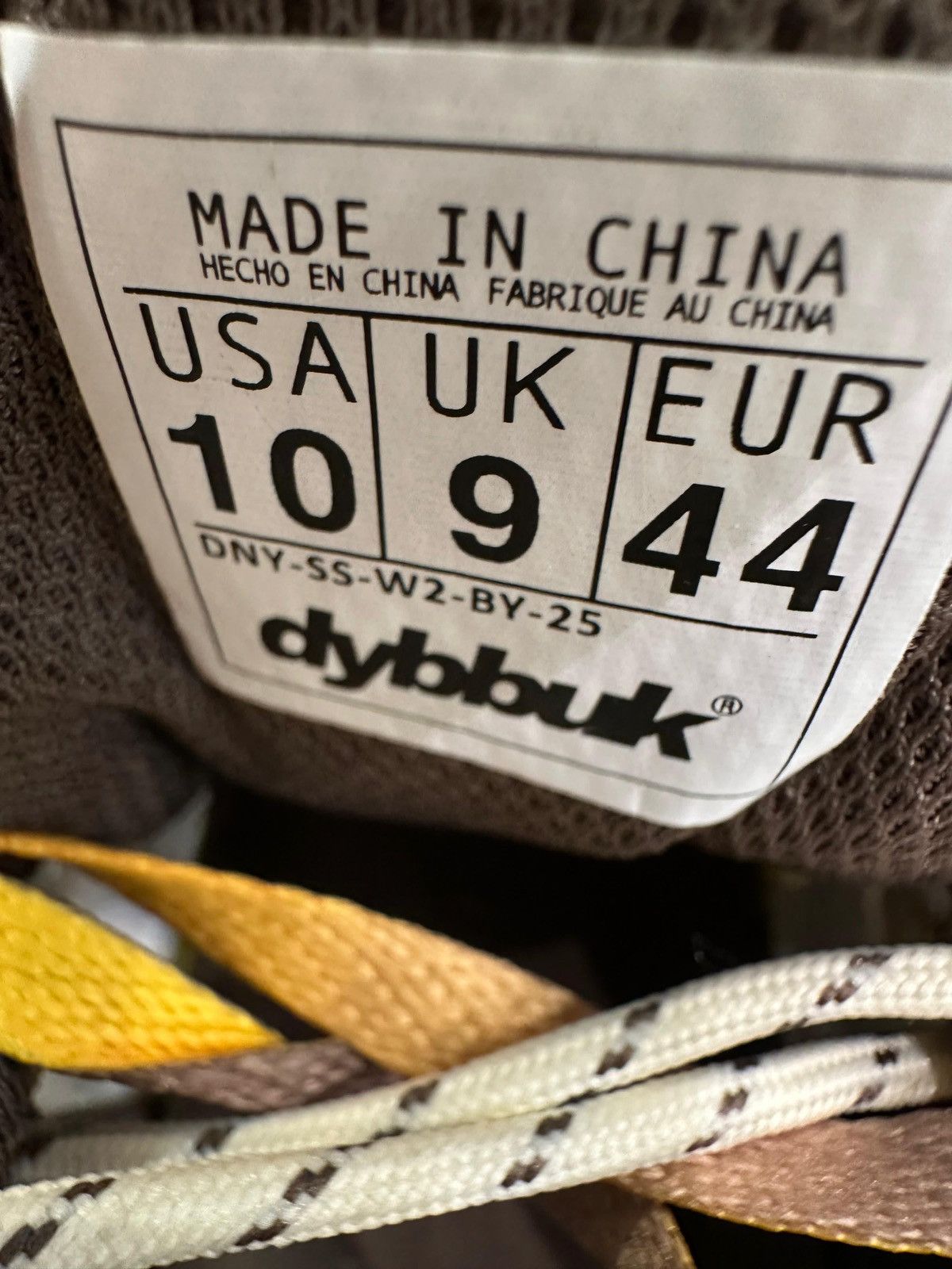 Dybbuk DYBBUK - Vortex V.2 Sneakers Brown Yellow Size US 10 / EU 43 - 5 Thumbnail