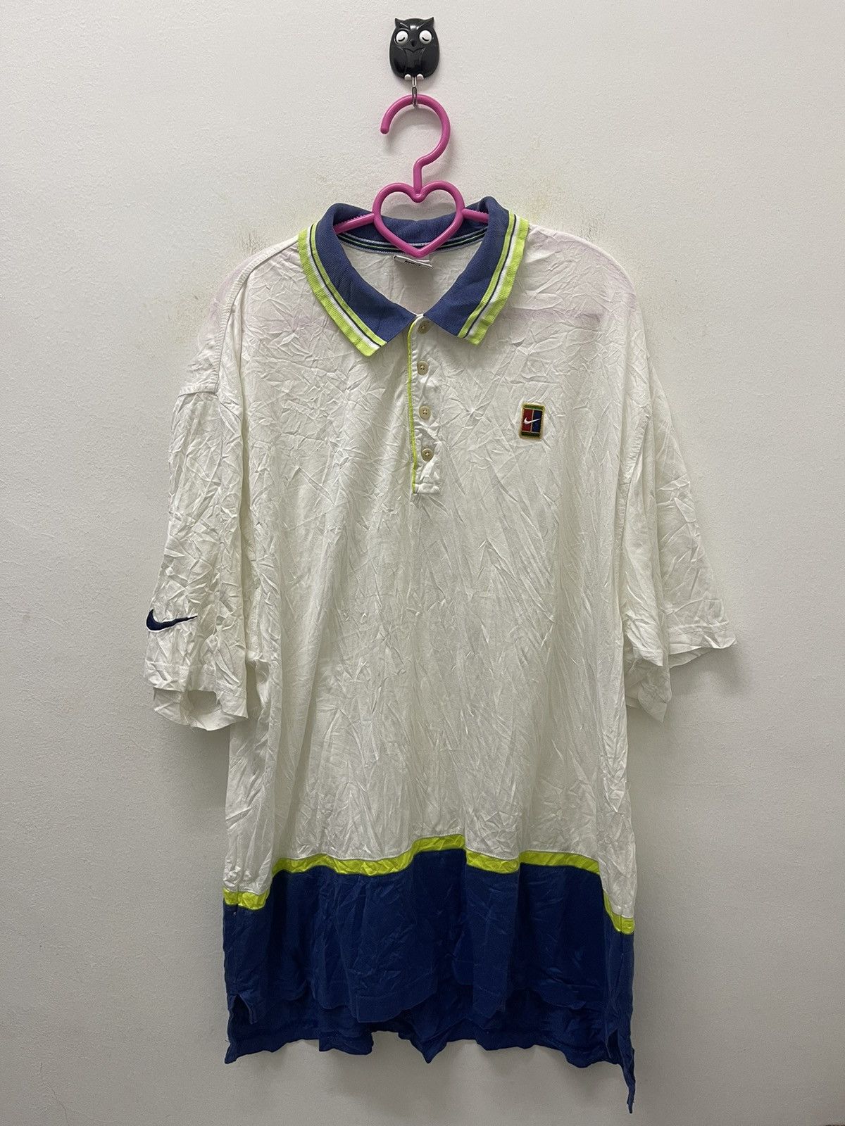 Nike Rare Vintage NIKE Court Tennis Polo Size US L / EU 52-54 / 3 - 1 Thumbnail