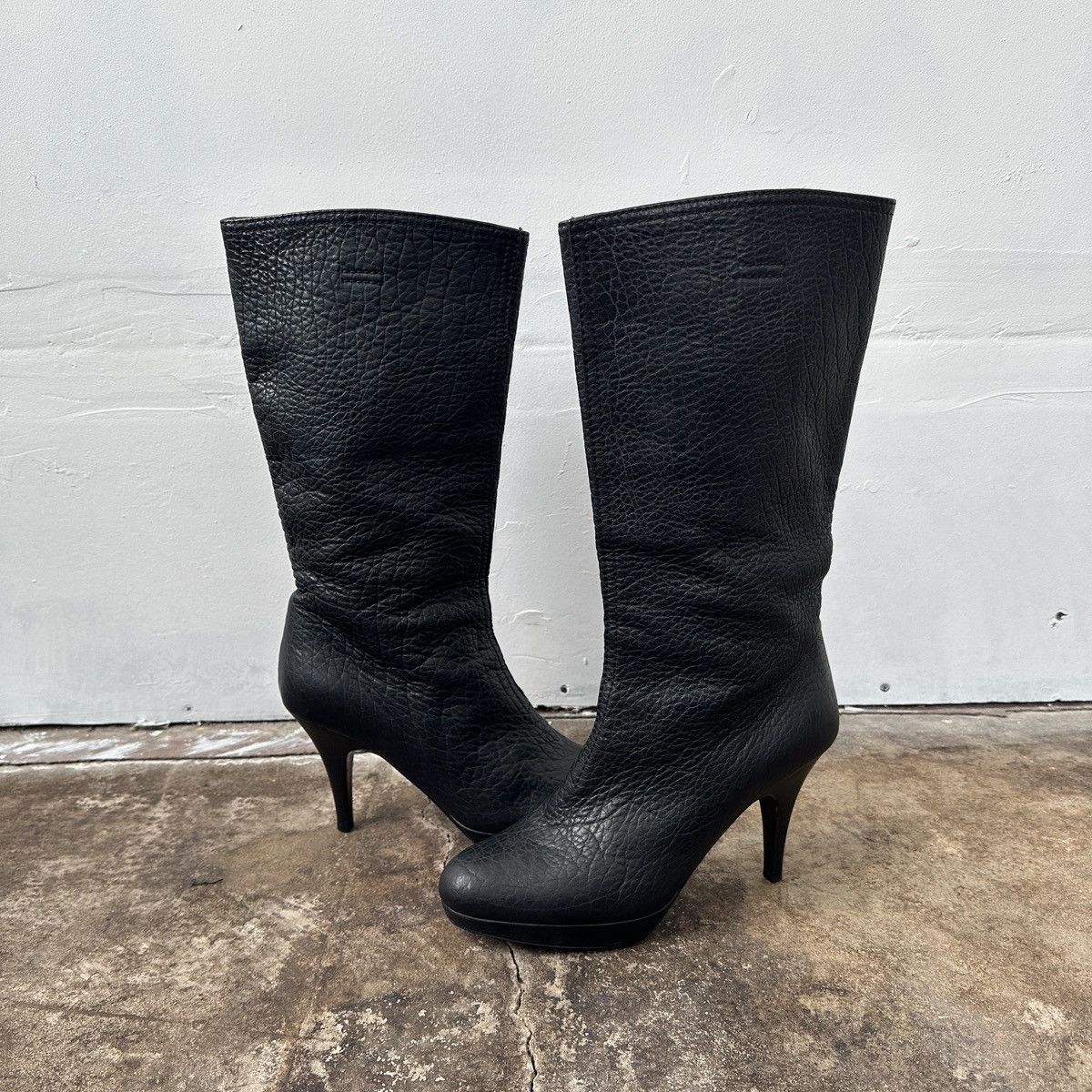 Miu Miu Miu Miu Platform Heels Boots Size US 7.5 / IT 37.5 - 8 Thumbnail