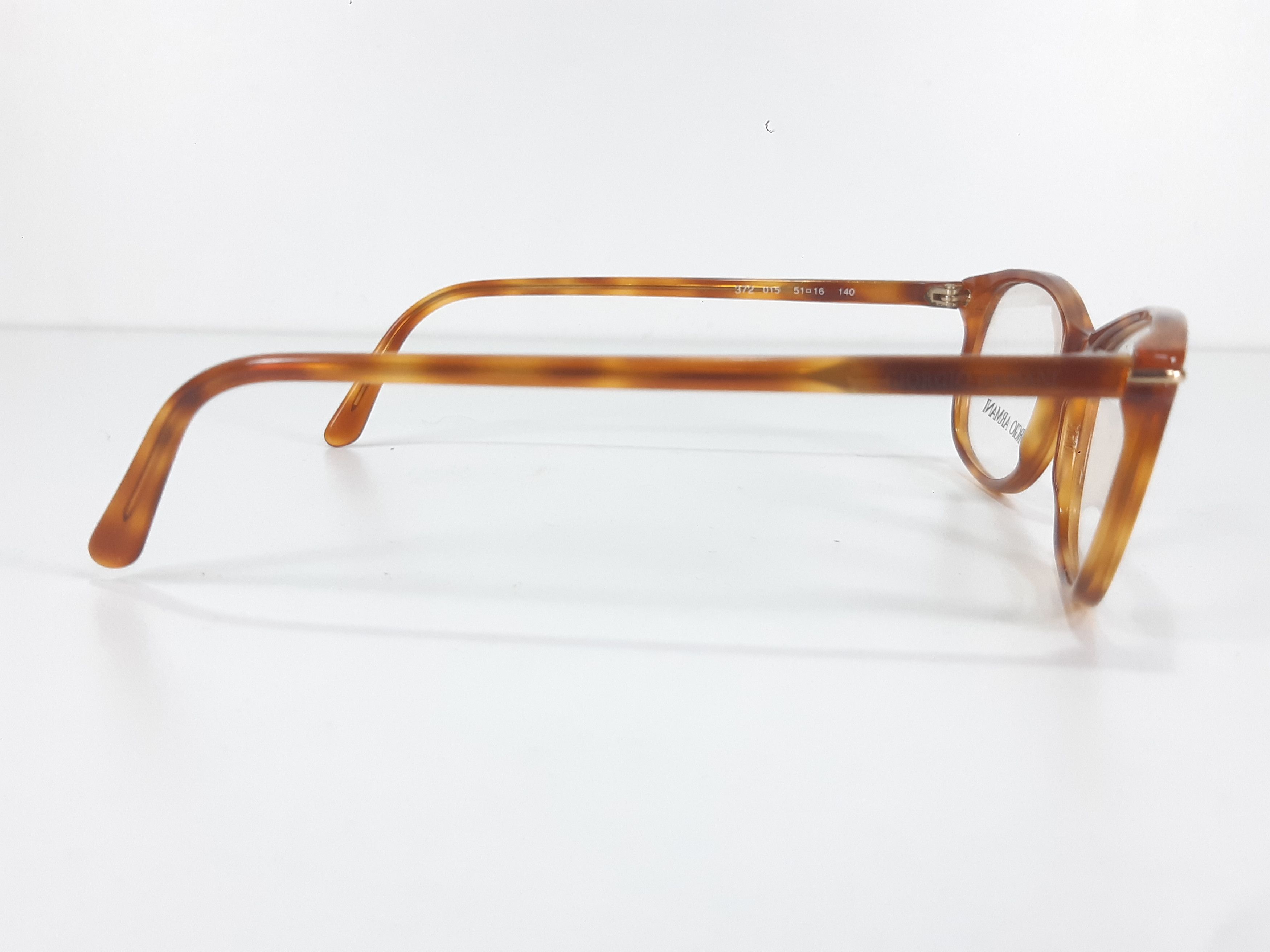 Giorgio Armani GIORGIO ARMANI 372 Italy Tortoise Glasses Frame NEW Size ONE SIZE - 6 Thumbnail