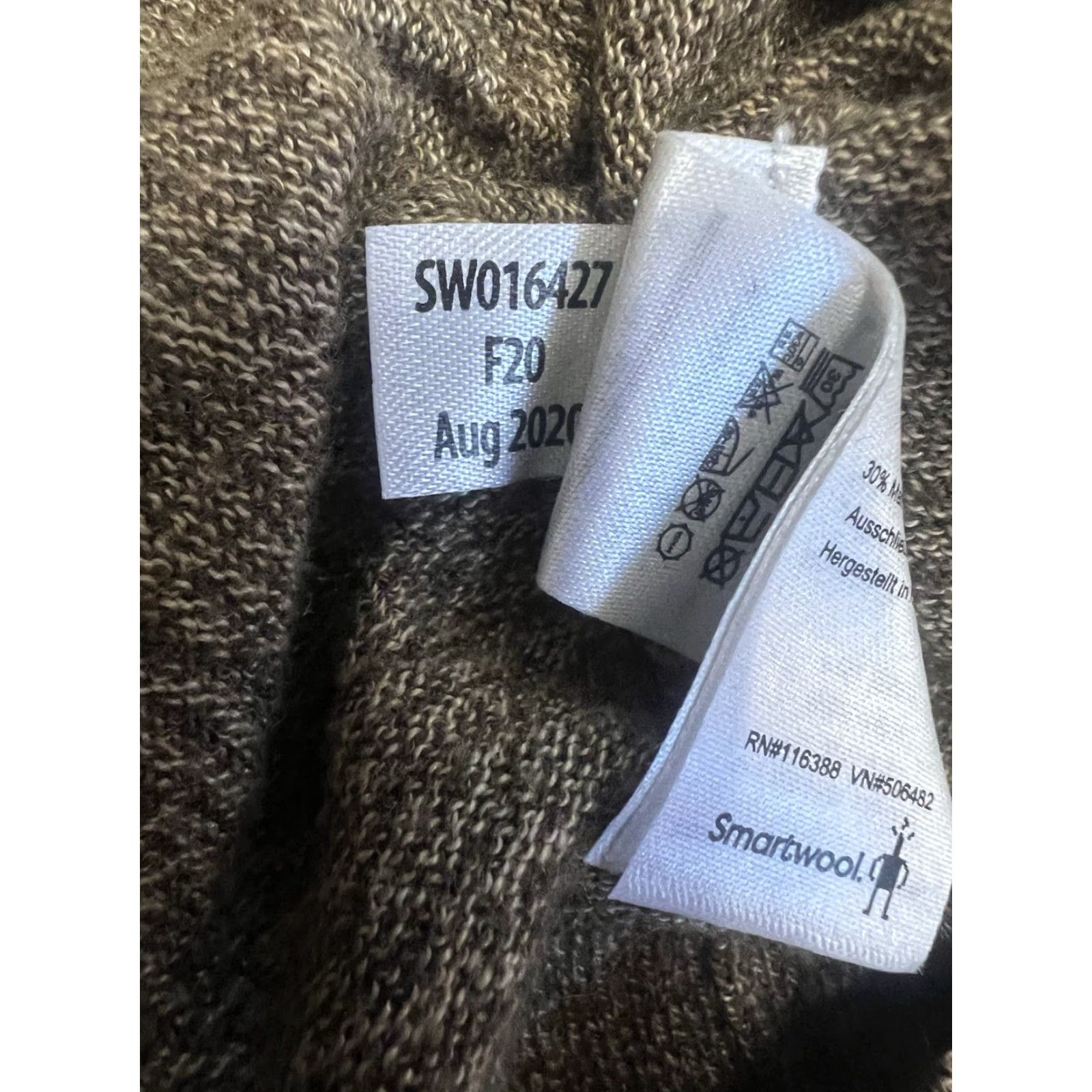 Smartwool Smartwool 1/4 Zip Pullover Sweater Mens L Brown Merino Wool Size US L / EU 52-54 / 3 - 7 Thumbnail