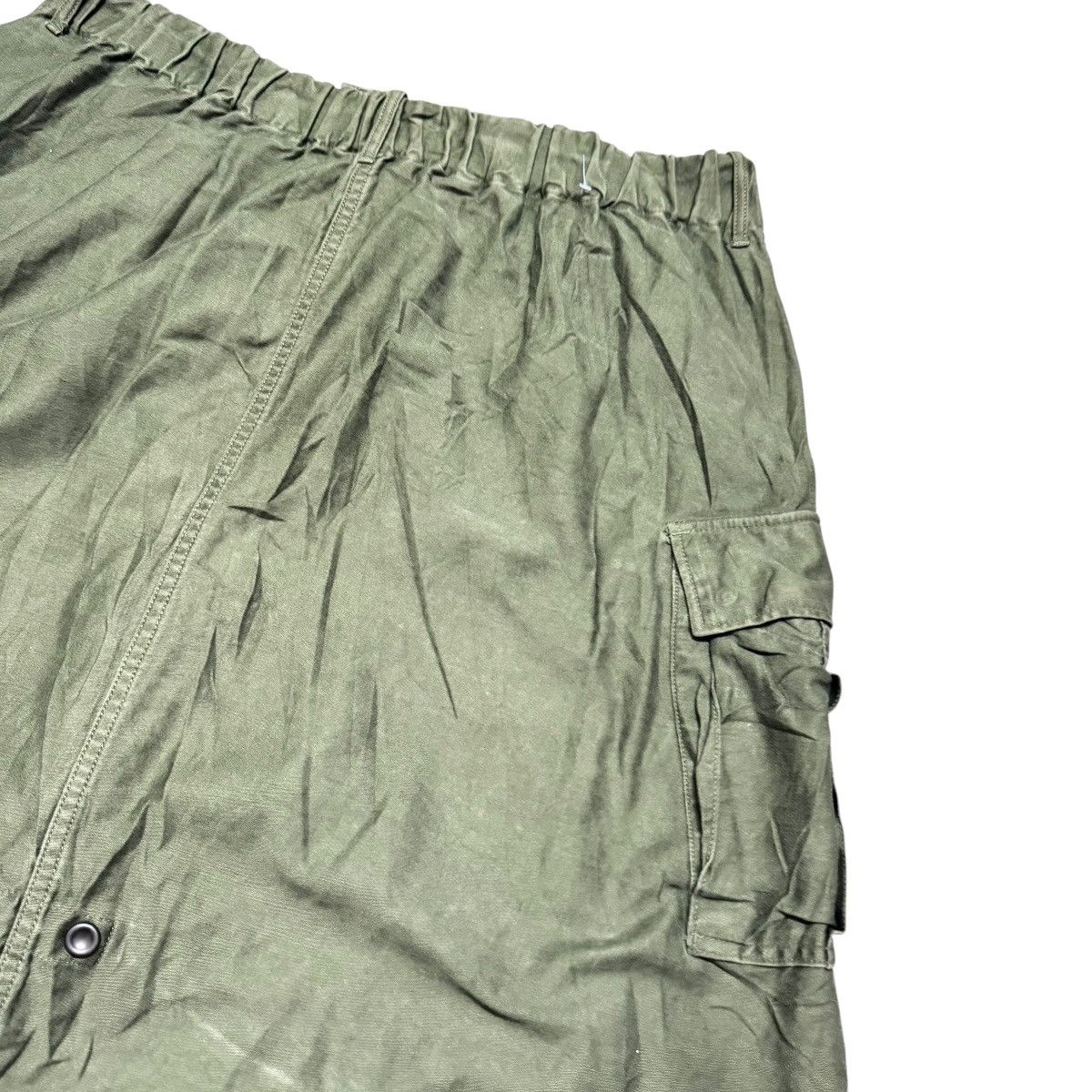 Johnbull Johnbull Olive Green Army Cargo Skirt Size 36" / US 14 / IT 50 - 7 Thumbnail