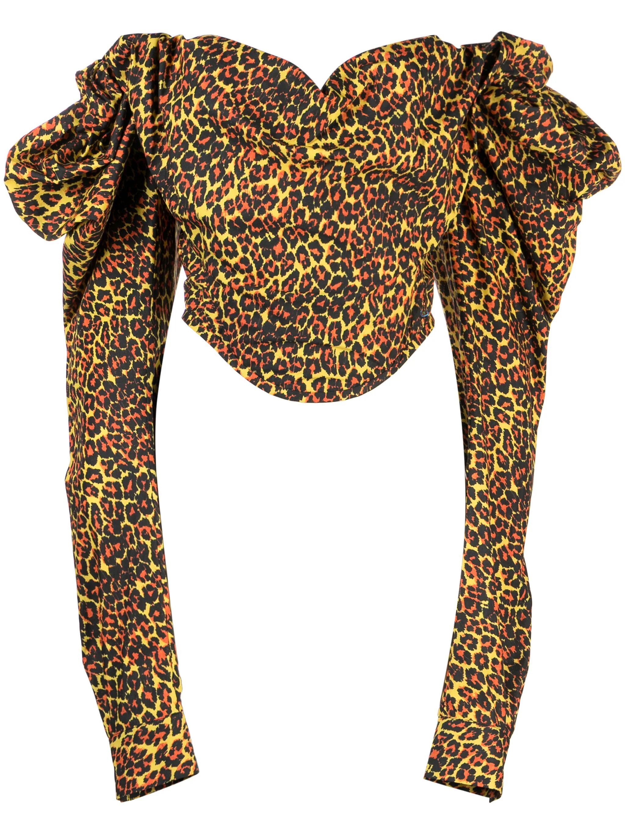 Vivienne Westwood o1s22i1n0924 Long Sleeve Corset Top in Multicolor Size M / US 6-8 / IT 42-44 - 1 Thumbnail