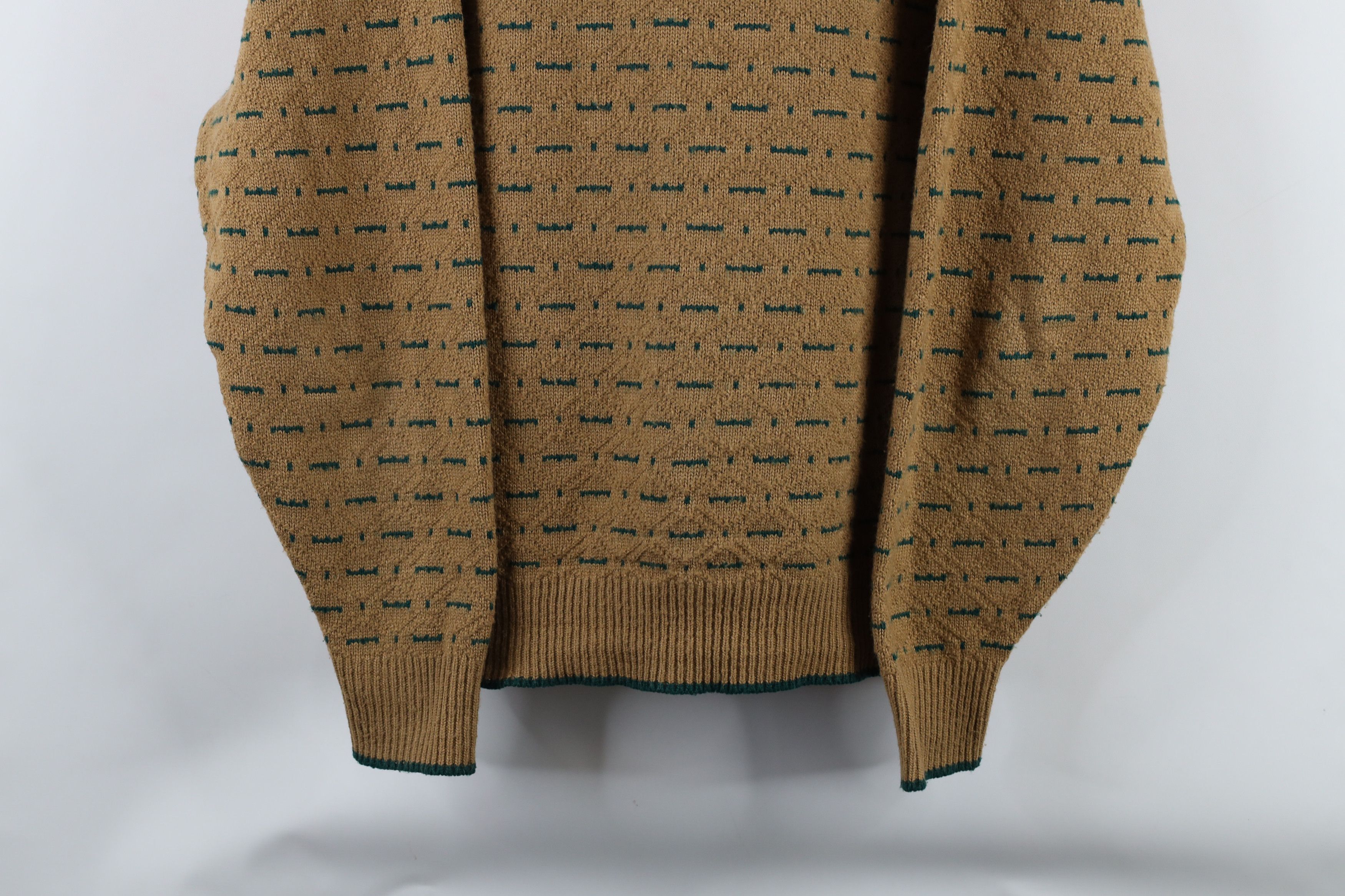 Vintage Vintage 90s Streetwear Diamond Knit Crewneck Sweater USA Size US XL / EU 56 / 4 - 3 Thumbnail