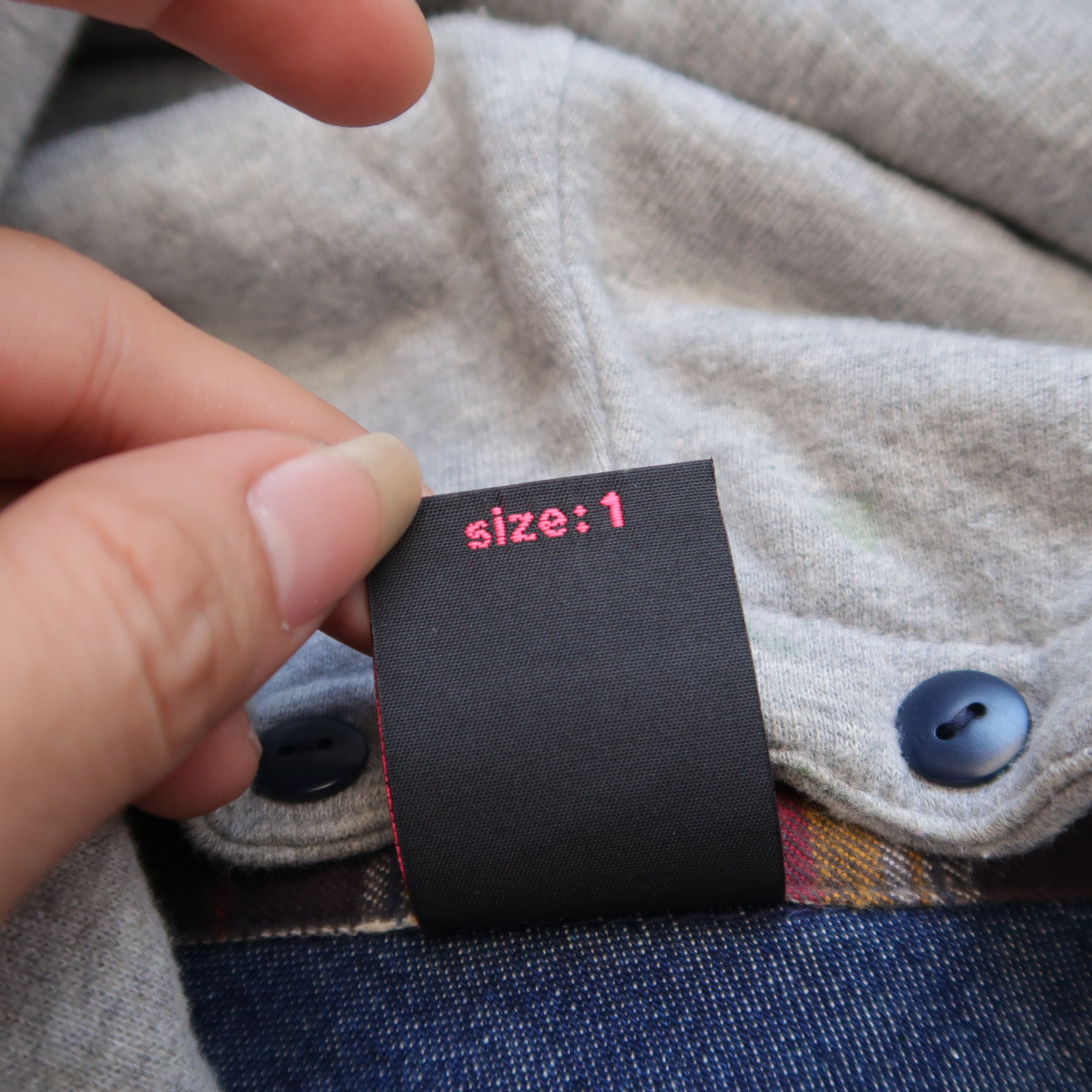 Japanese Brand 2000s X-Girl Japan Flannel Detachable Hood Shirt Size US S / EU 44-46 / 1 - 4 Thumbnail