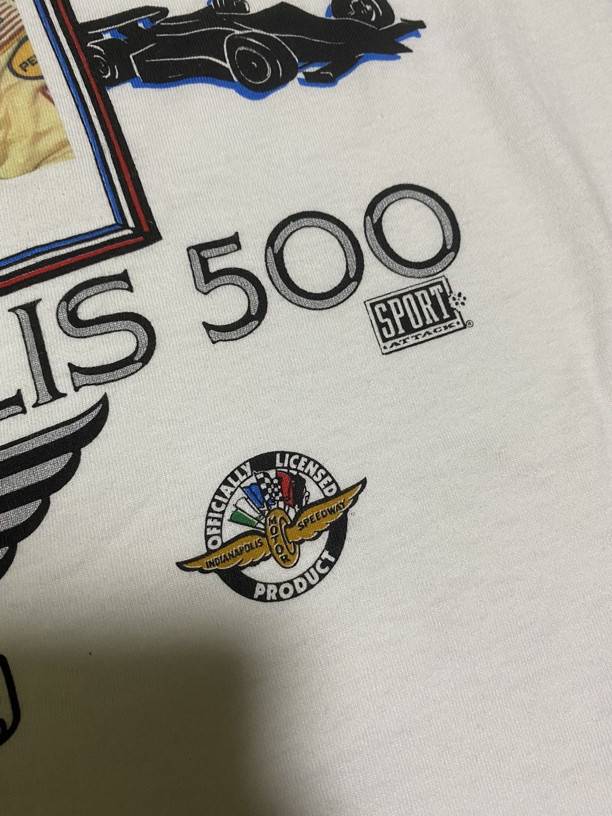 Vintage Vintage 90’s Indianapolis 500 Johnny Rutherford Champion Tee Size US L / EU 52-54 / 3 - 5 Thumbnail