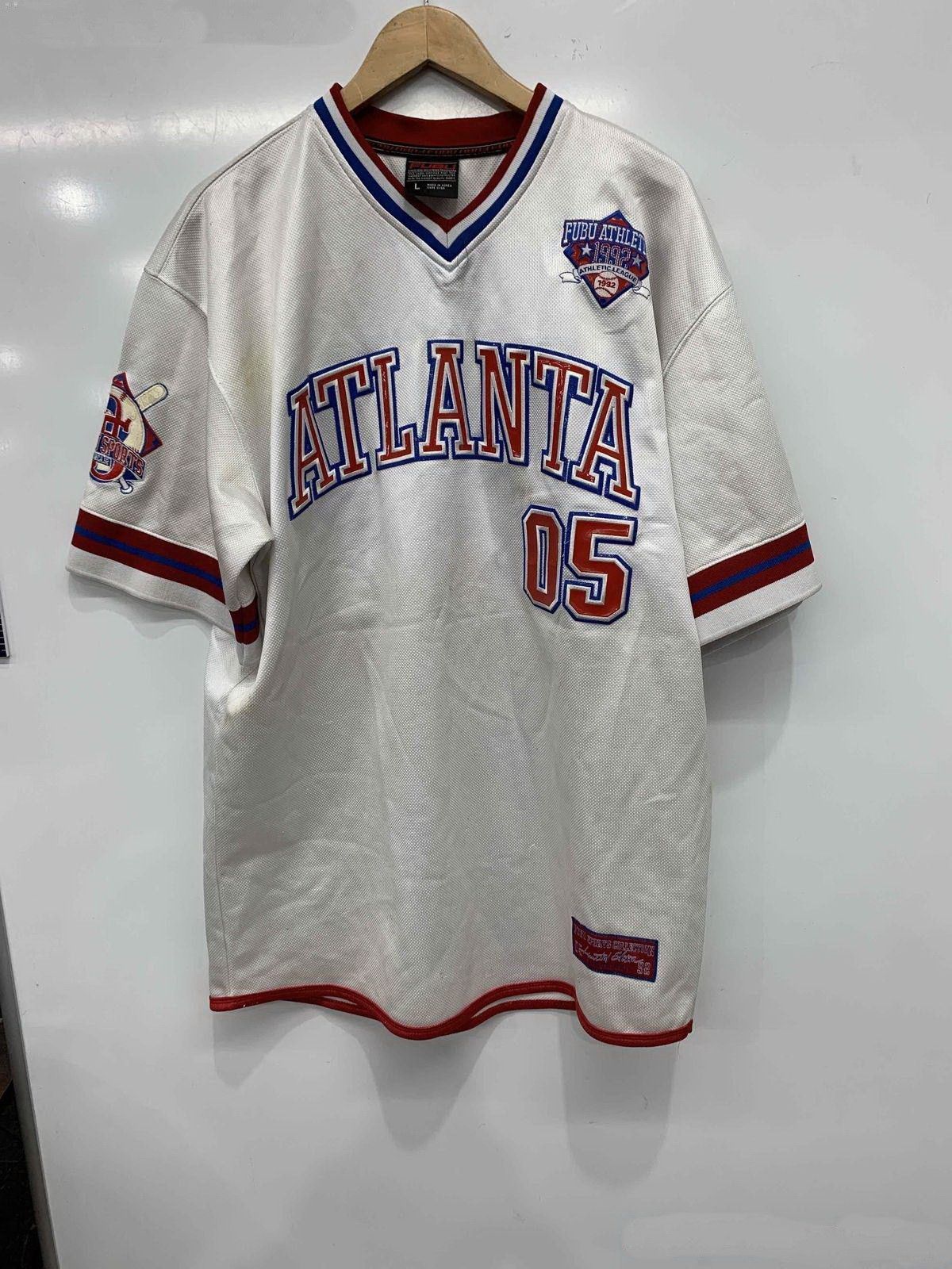 FUBU jersey Atlanta t-shirt vintage City Series 90s size L