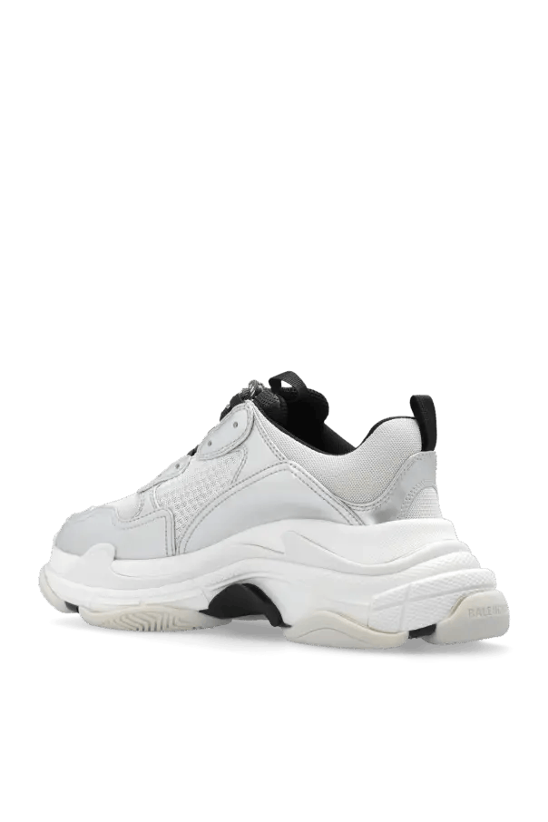 o1bcso1str1224 Triple S Sneakers in Silver/White