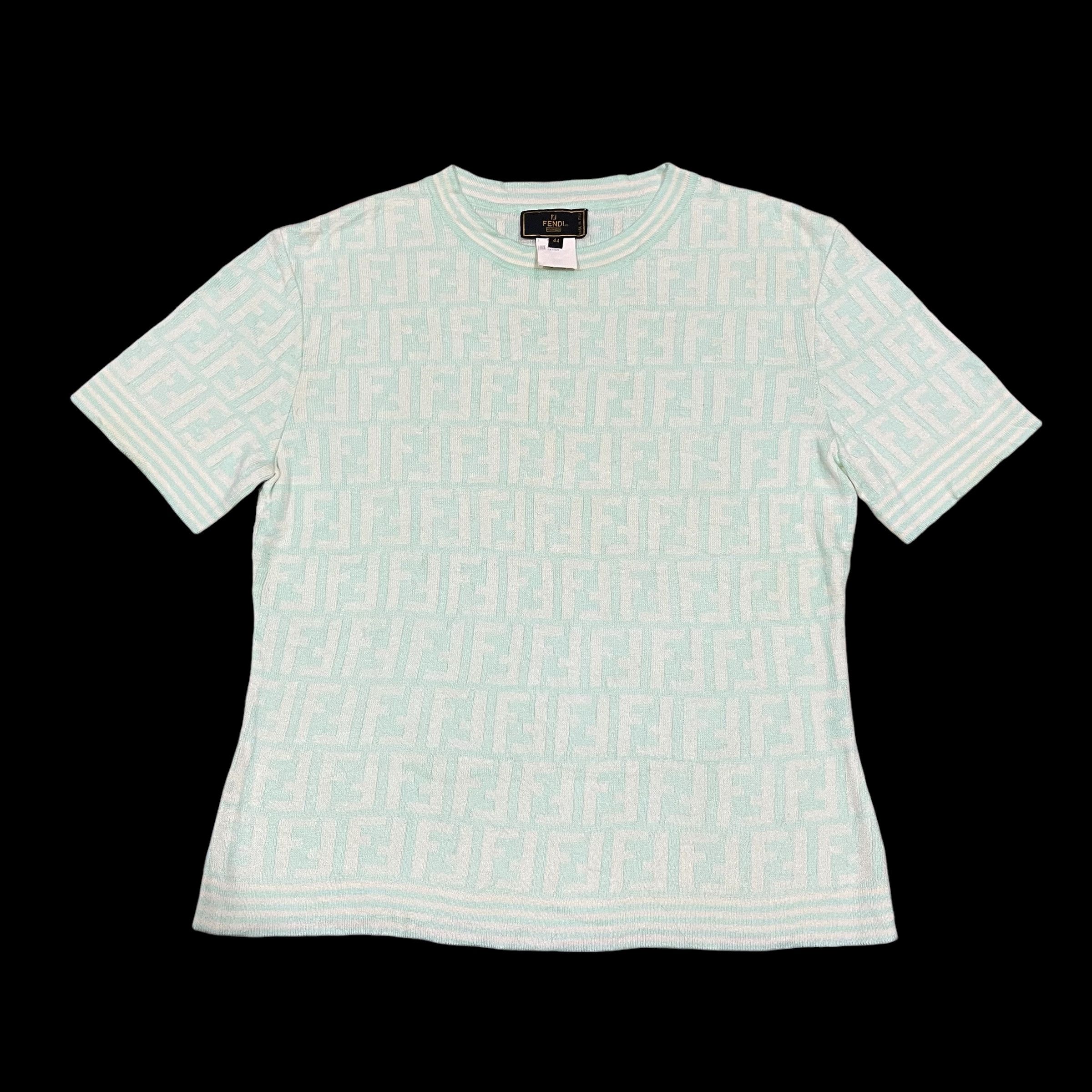 Fendi Vintage zucca tee Size M / US 6-8 / IT 42-44 - 1 Thumbnail