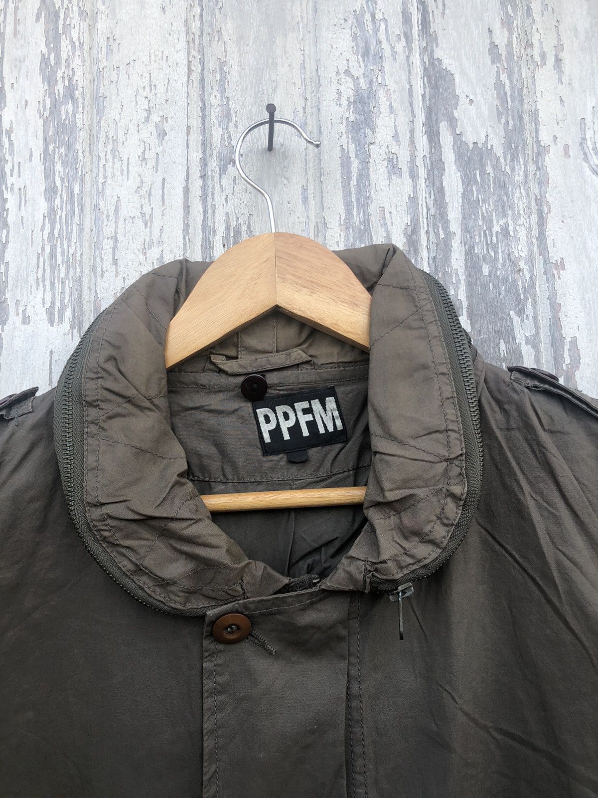 Japanese Brand Vintage Sunfaded Y2K PPFM Army Jackets Size US L / EU 52-54 / 3 - 3 Thumbnail