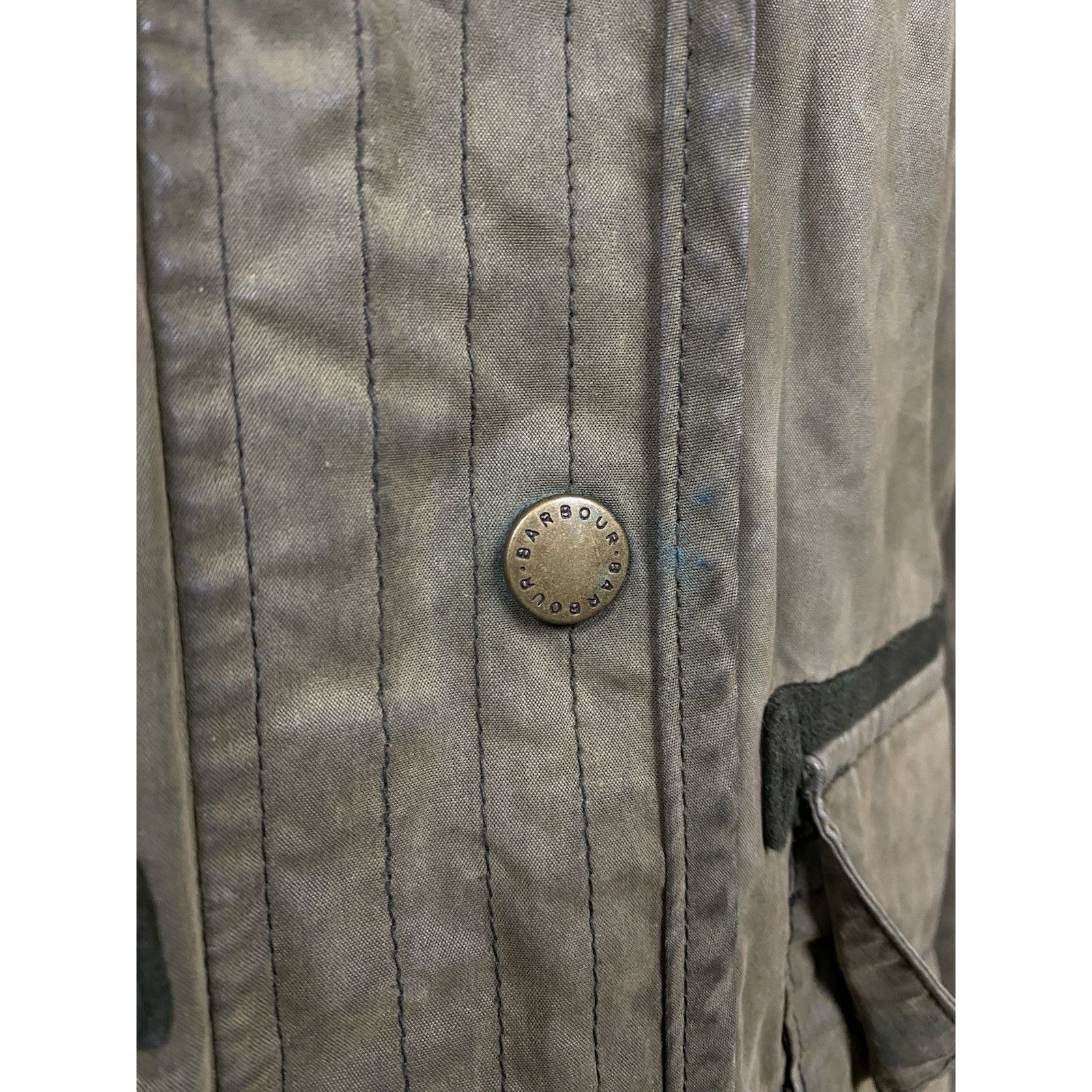 Barbour Barbour Brittania Green Waxed Winter Insulated Parka Jacket Size M / US 6-8 / IT 42-44 - 14 Thumbnail