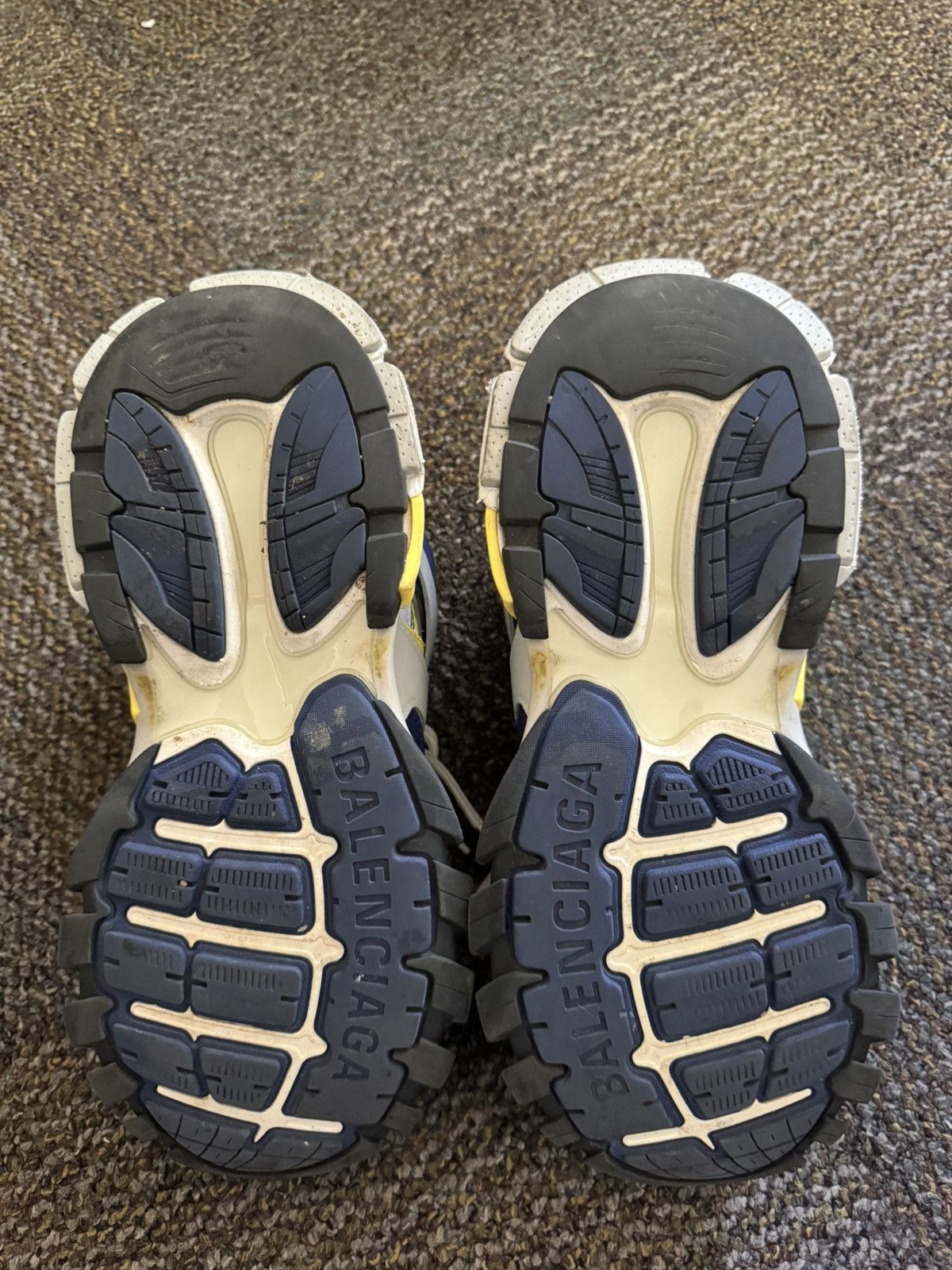 Balenciaga Balenciaga Track Sneaker 'White Dark Blue Yellow' Size US 10 / EU 43 - 4 Thumbnail