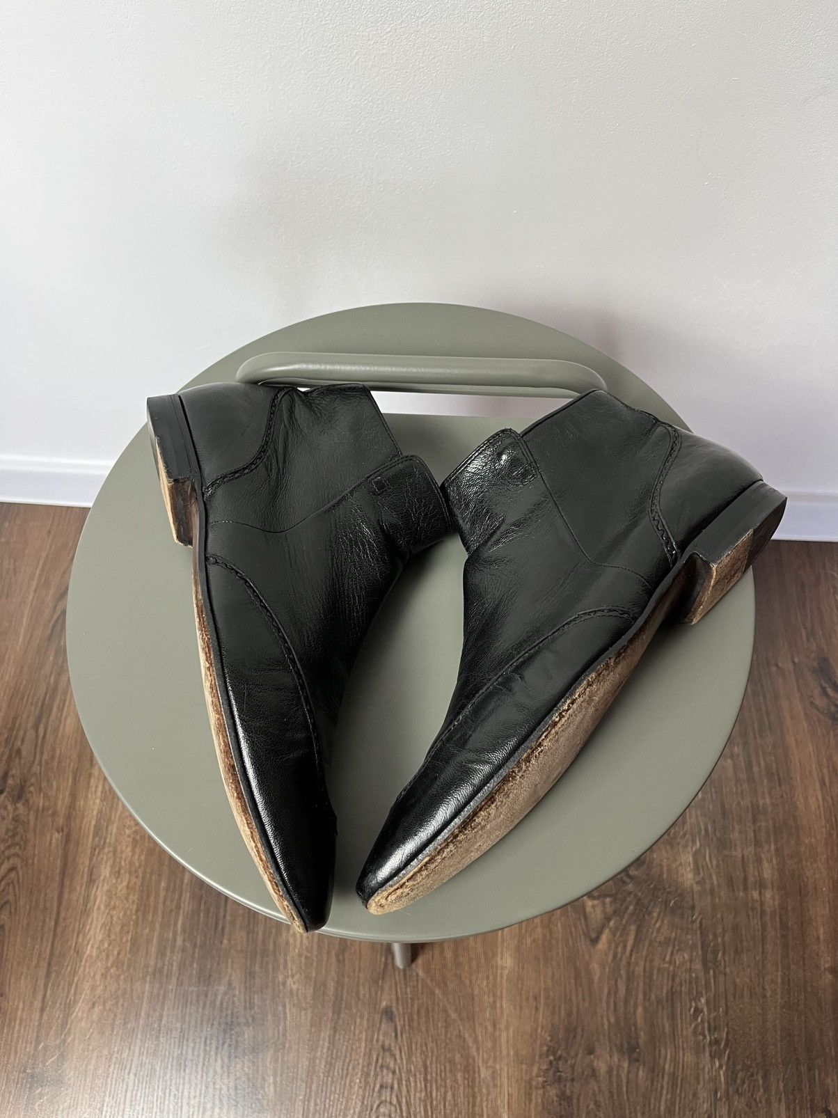 Bottega Veneta Bottega Veneta Leather Side-Zip Boots 42.5 EU / 9.5 US Size US 9.5 / EU 42-43 - 8 Thumbnail
