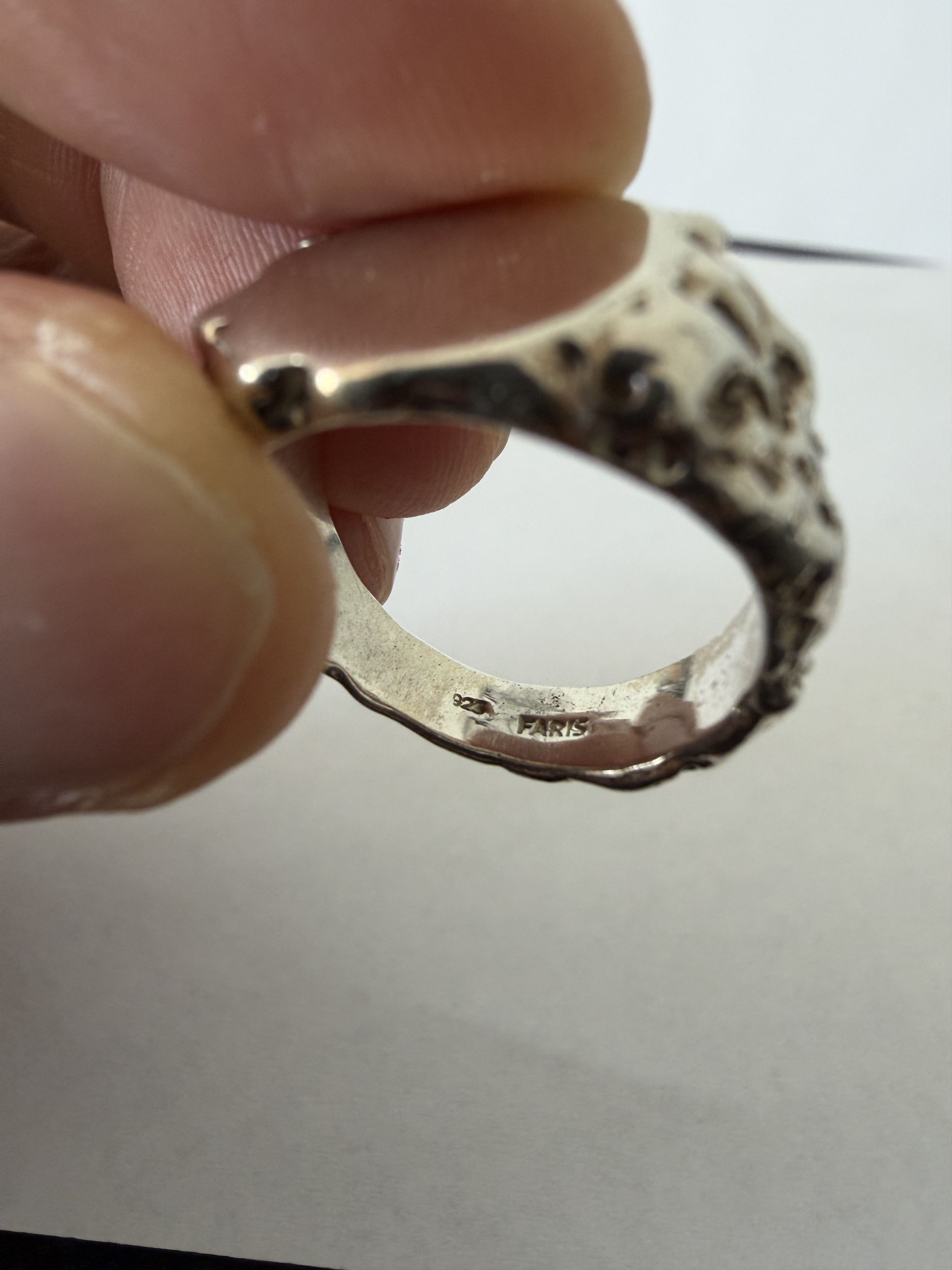 Other FARIS Roca Signet Ring Sterling Silver 925 Size 10 Size ONE SIZE - 3 Thumbnail