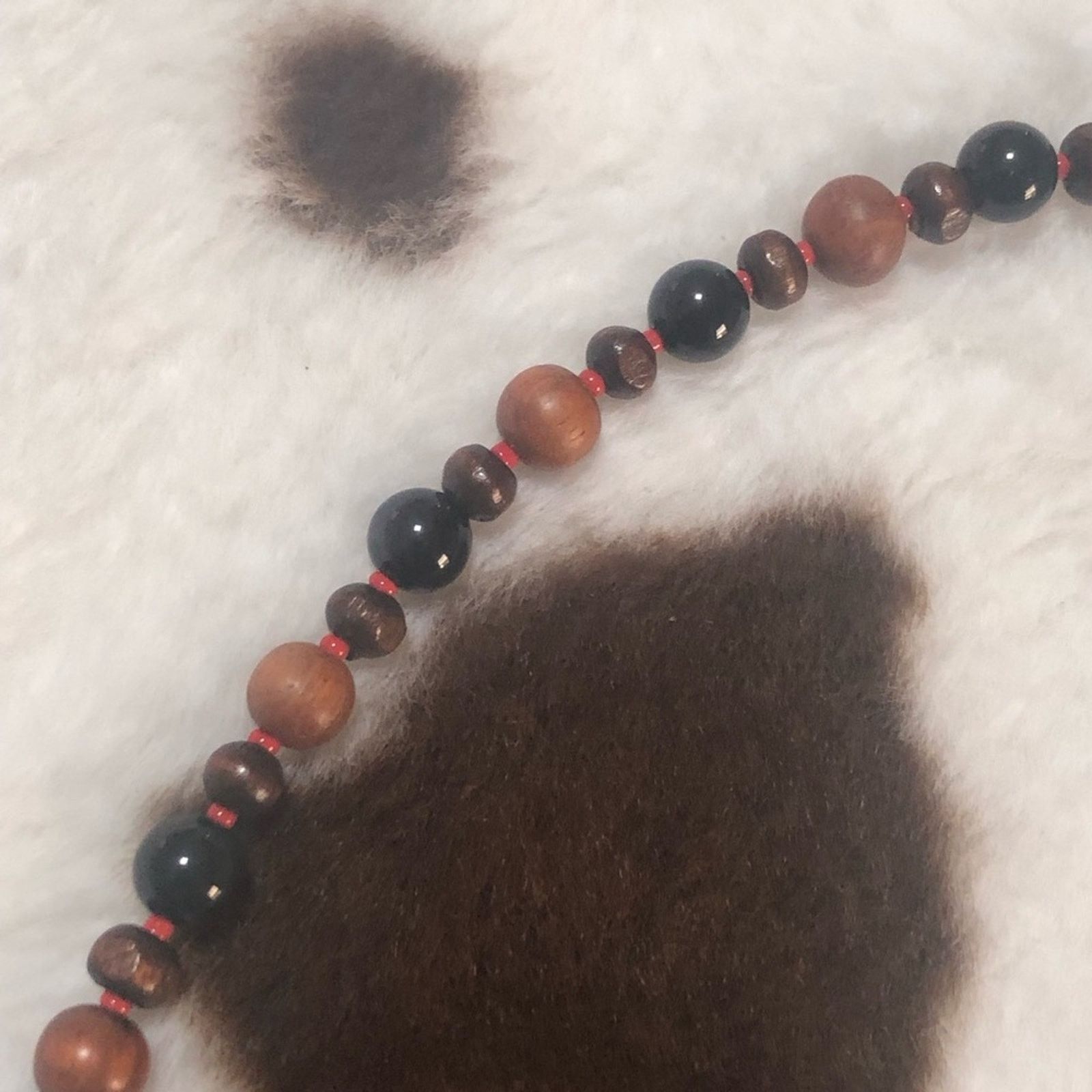 Handmade Handcrafted genuine stone mookaite black onyx necklace Size ONE SIZE - 8 Thumbnail