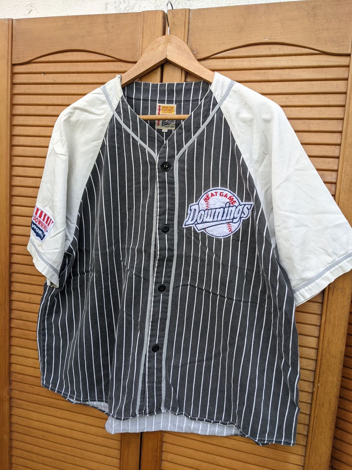 Japanese Brand × Vintage DOWNINGS BASEBALL SHIRT SHORT SLEEVE Size US XL / EU 56 / 4 - 6 Thumbnail
