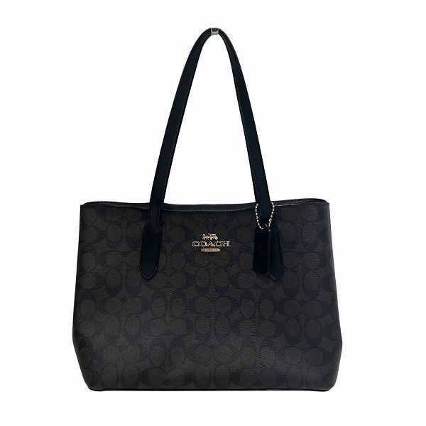 Coach Coach Coach Signature PVC Tote Bag Canvas Tote Bag F48735 Size ONE SIZE - 1 Thumbnail