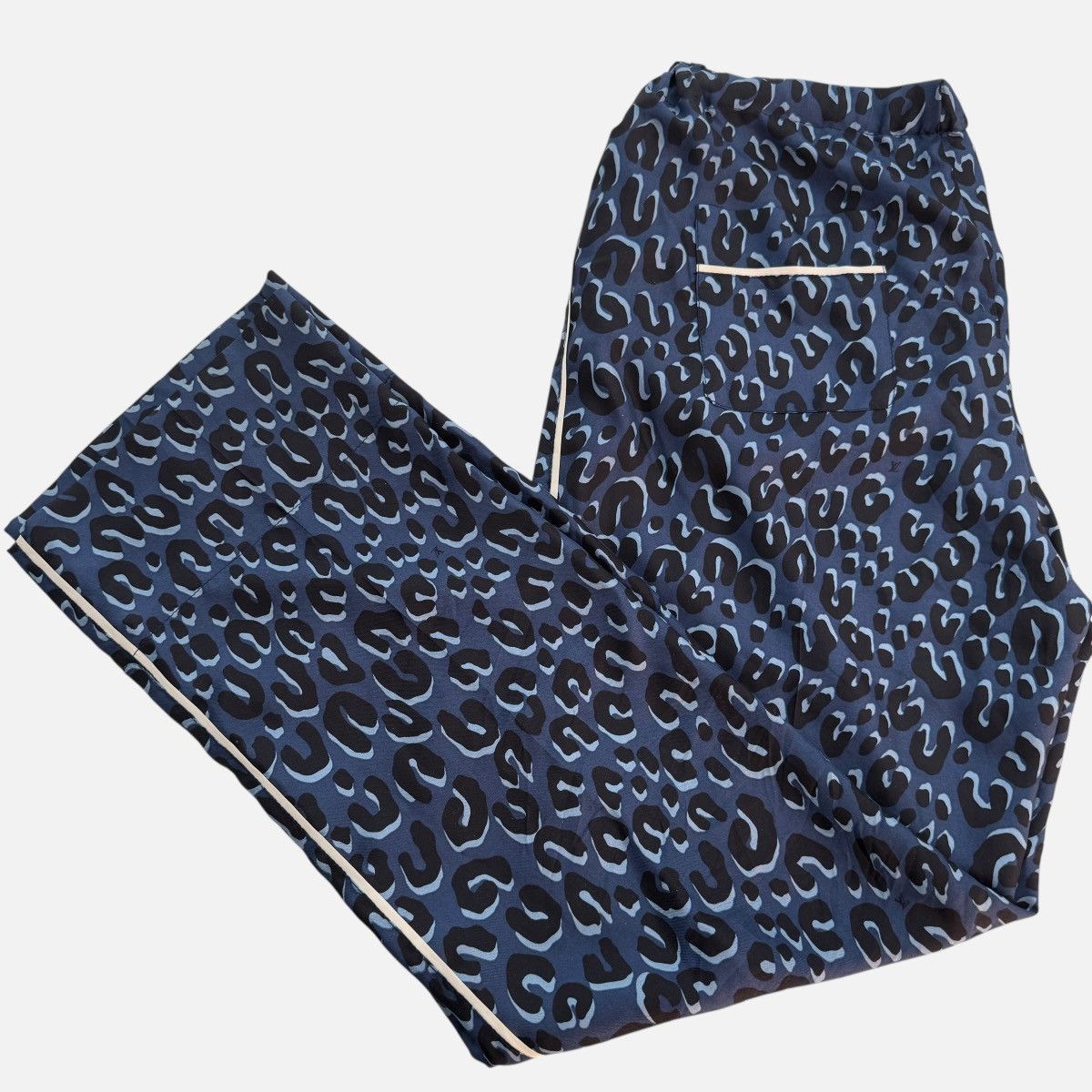 Louis Vuitton × Stephen Sprouse Louis Vuitton Stephen Sprouse Silk Leopard Pants 2012 Runway Size 28" / US 6 / IT 42 - 3 Thumbnail