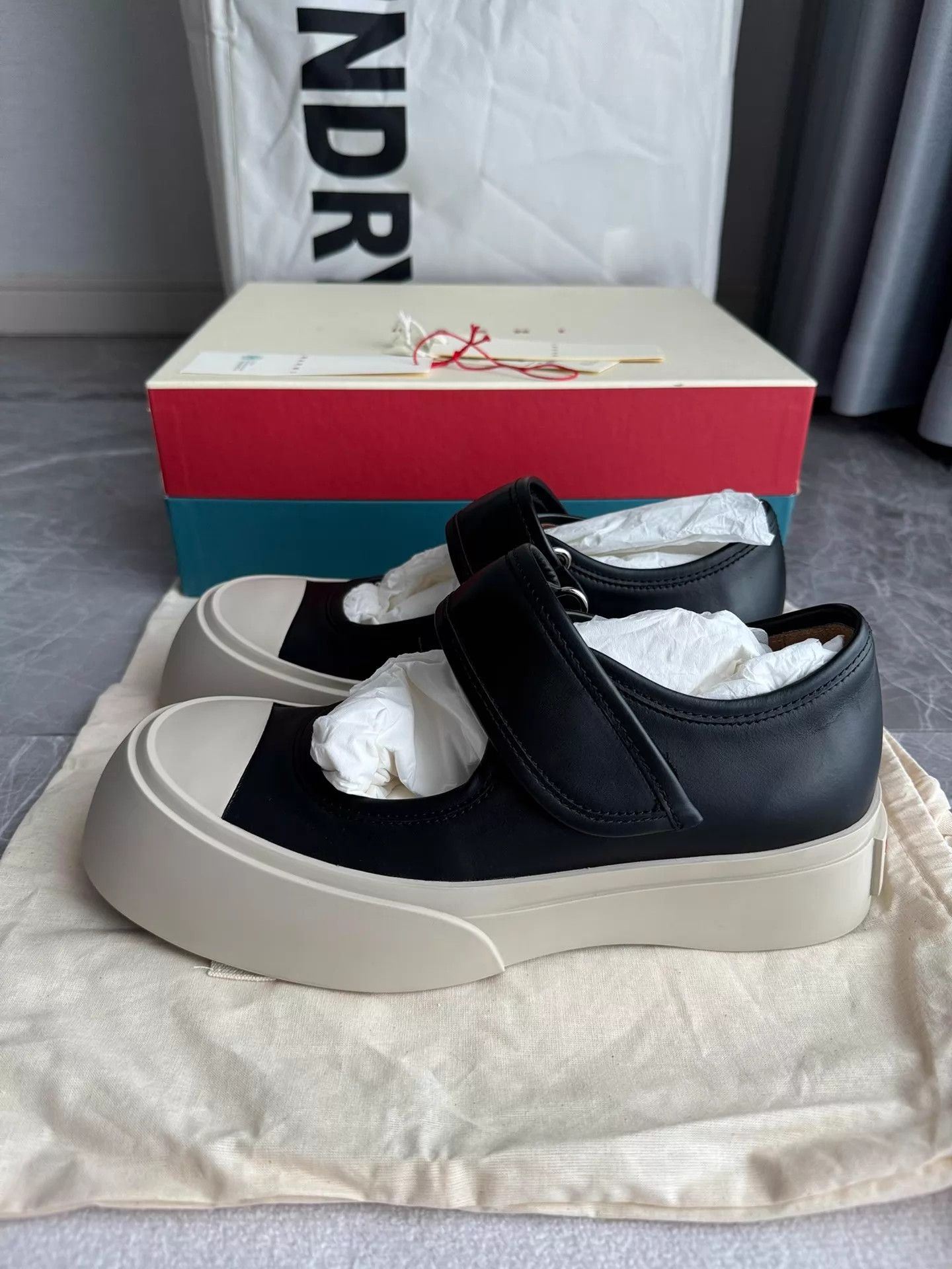 Maison Margiela Marni Mary Jane black velcro size 39 Size US 8.5 / IT 38.5 - 1 Thumbnail