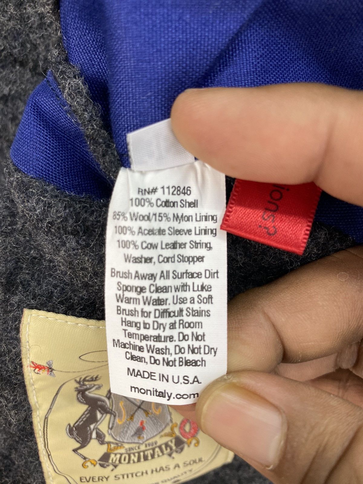 Monitaly Monitaly Waxed Canvas Felt Lined Mountain Parka Size US S / EU 44-46 / 1 - 11 Thumbnail