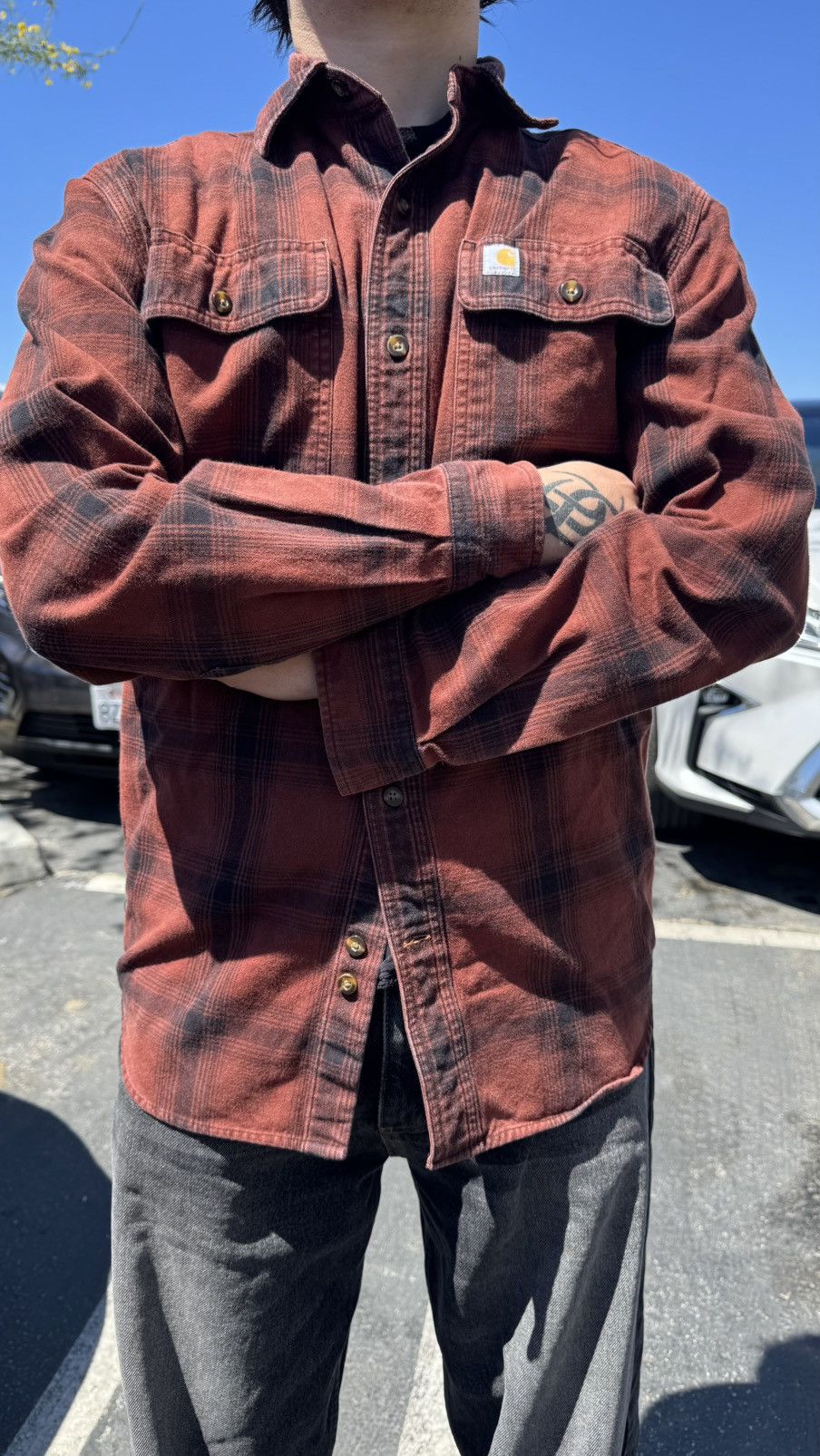 Carhartt Carhartt vintage long sleeve button up Size US S / EU 44-46 / 1 - 3 Thumbnail